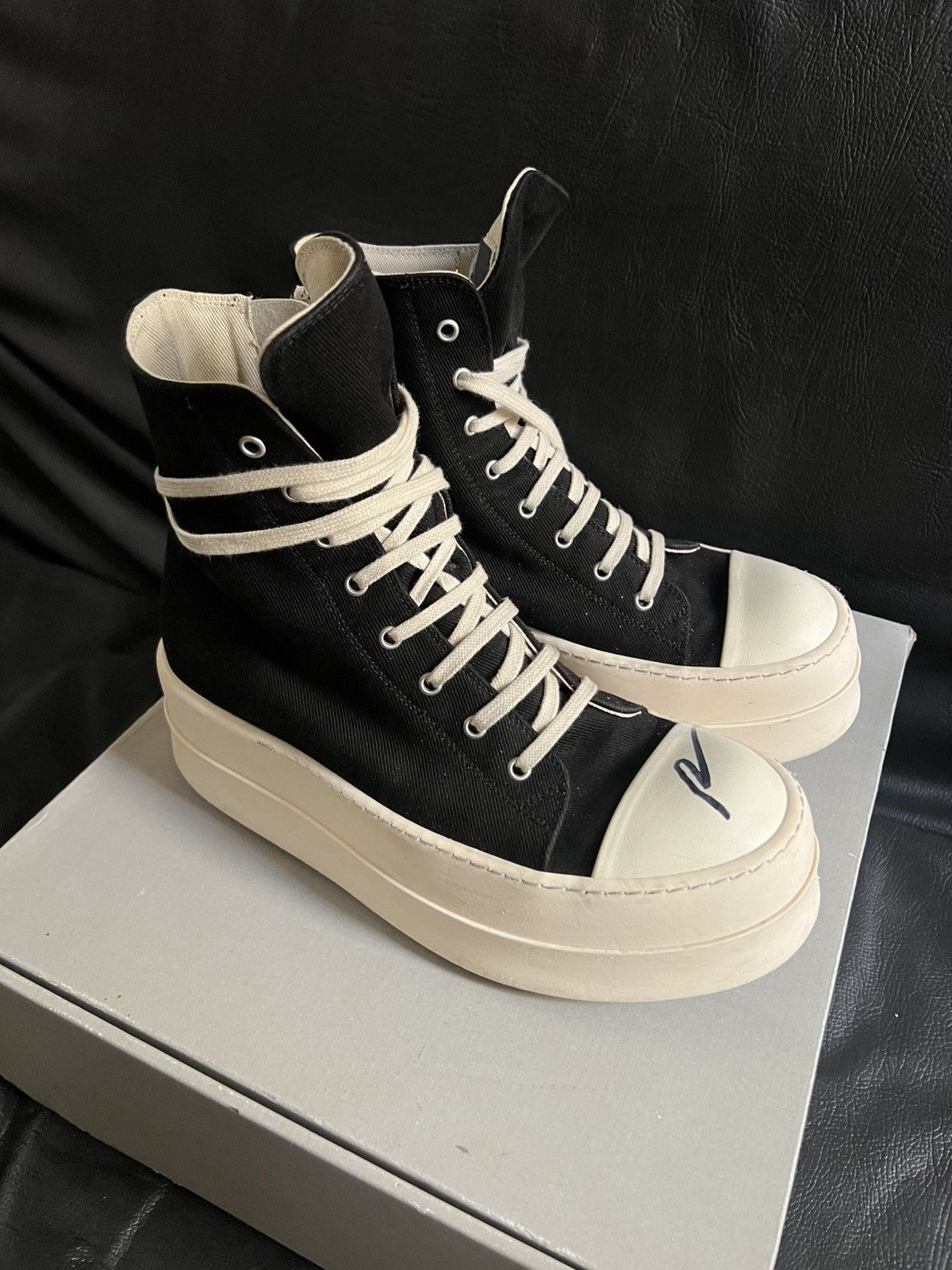 Rick Owens Rick Owens 'Double Bumper' Black Geobasket | Grailed