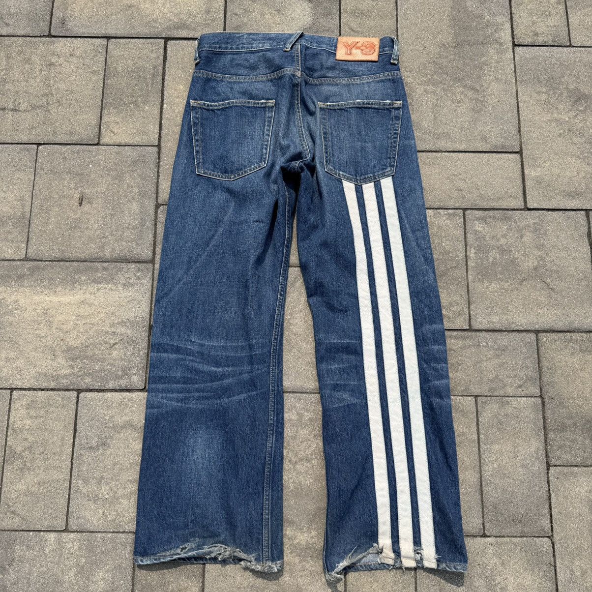 Y-3 Y-3 Denim Jeans Relaxed Fit Pocket Pants Logo Blue 30R | Grailed