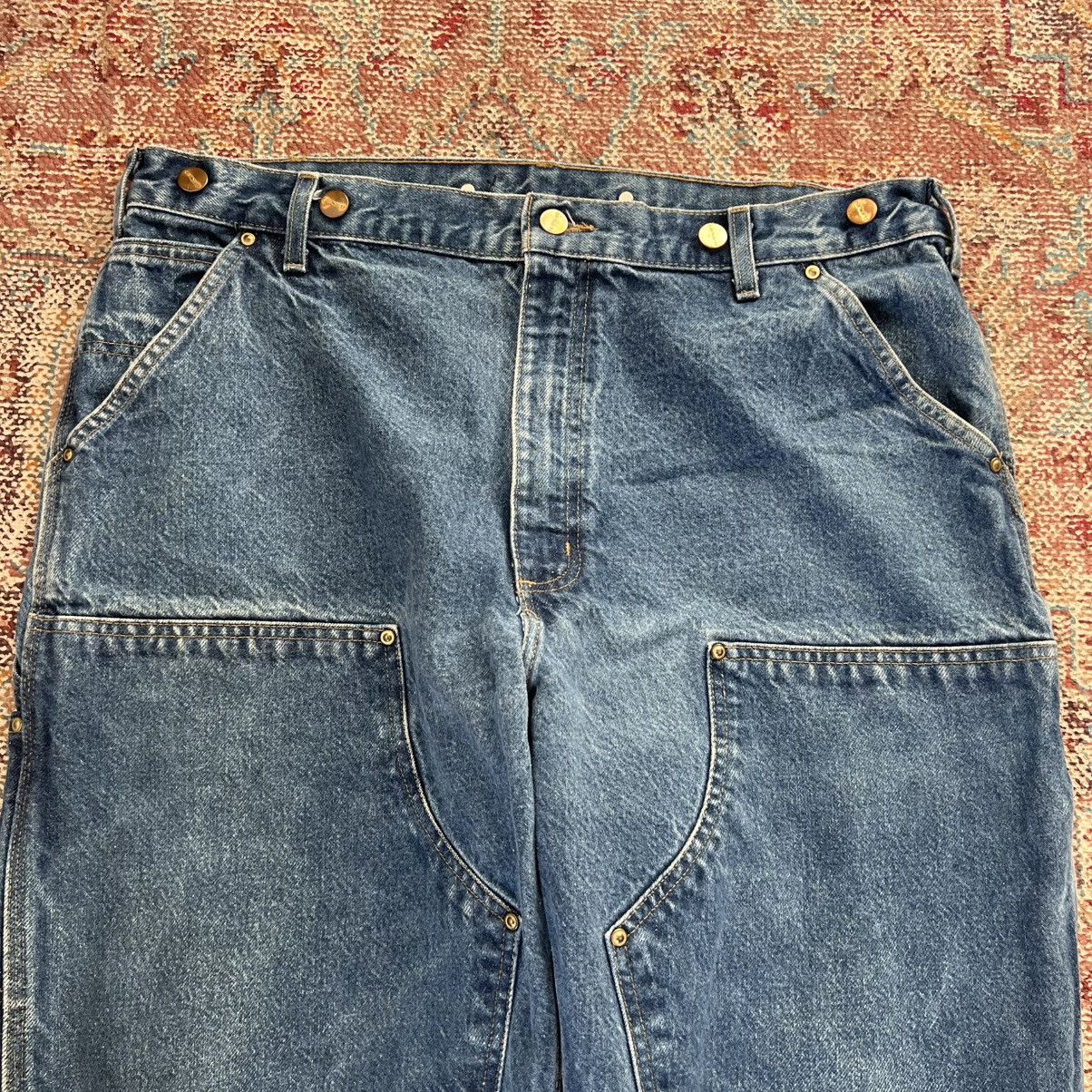 Carhartt Vintage 90s Carhartt Double Knees Size US 36 / EU 52 - 2 Thumbnail