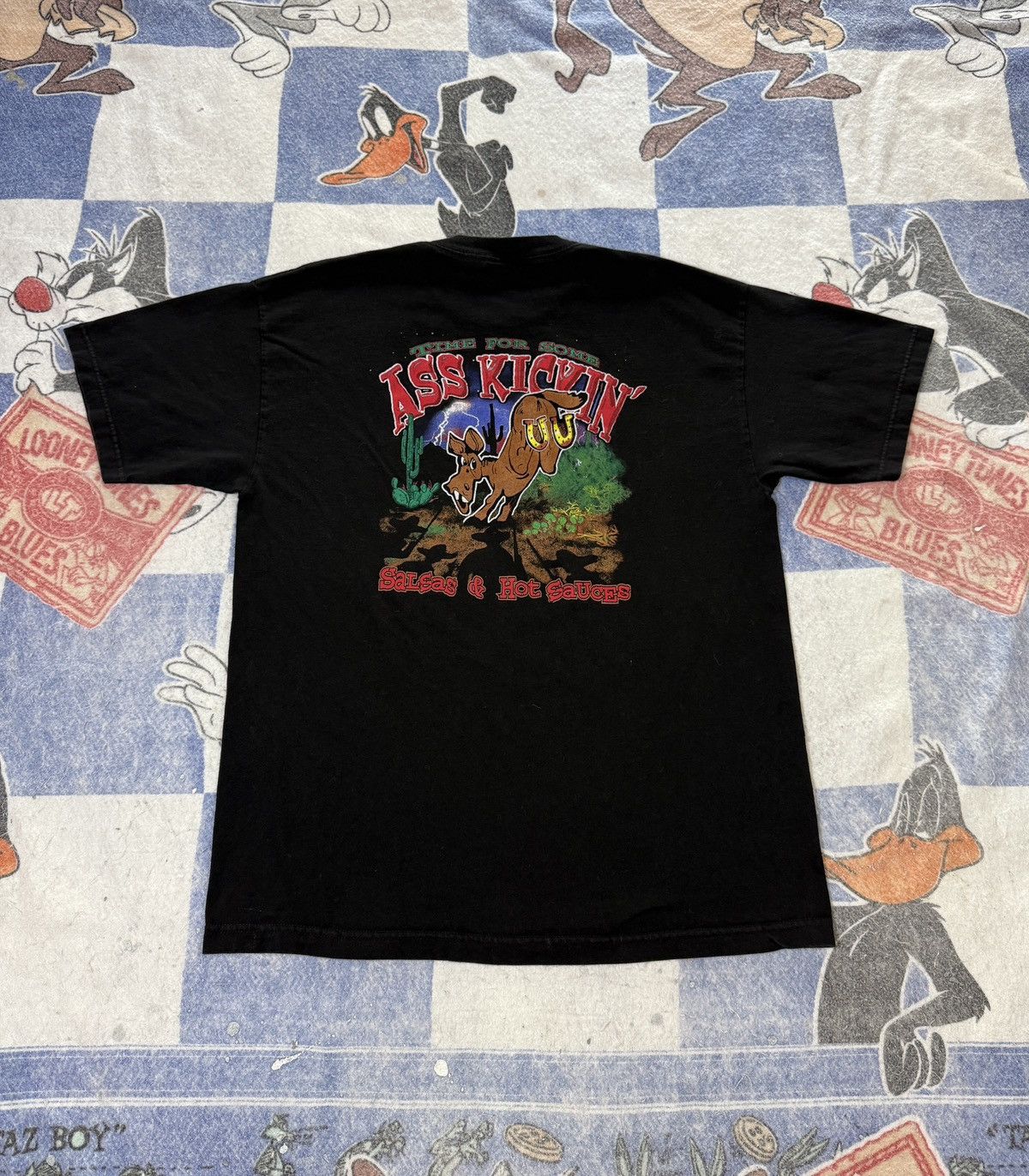 Vintage Vintage ass kickin hot sauce tee Size US XL / EU 56 / 4 - 3 Thumbnail