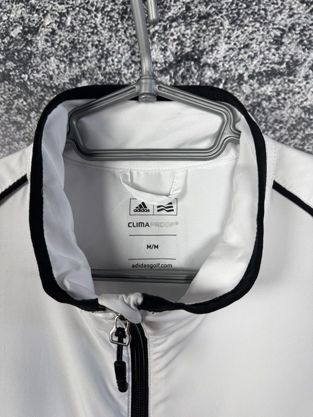 Adidas Adidas Golf Club Sudeifel Short Sleeve Jacket White Size M Size US M / EU 48-50 / 2 - 8 Thumbnail