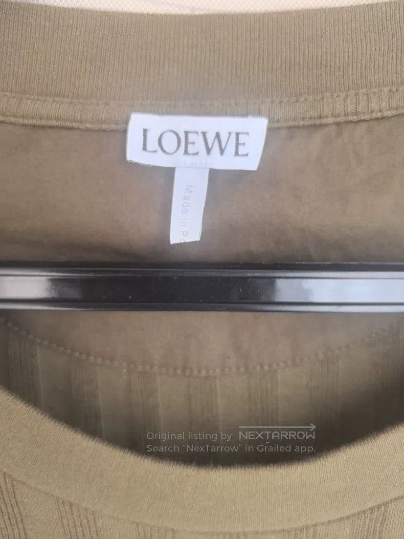 Other Loewe Khaki Green Solid Long-Sleeve Slim-Fit Knit Top Size S / US 4 / IT 40 - 2 Thumbnail