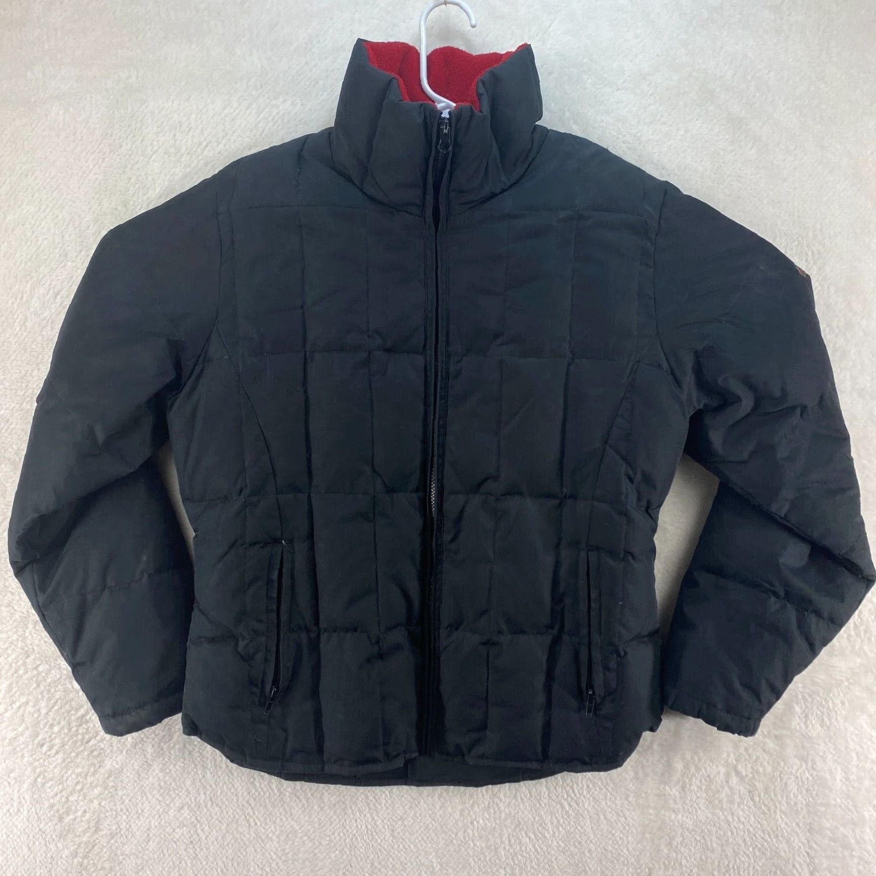 Vintage Bubblegum Downs Black Puffer Coat Jacket Down Filled Full Zip Womens Large Size Size L / US 10 / IT 46 - 2 Thumbnail