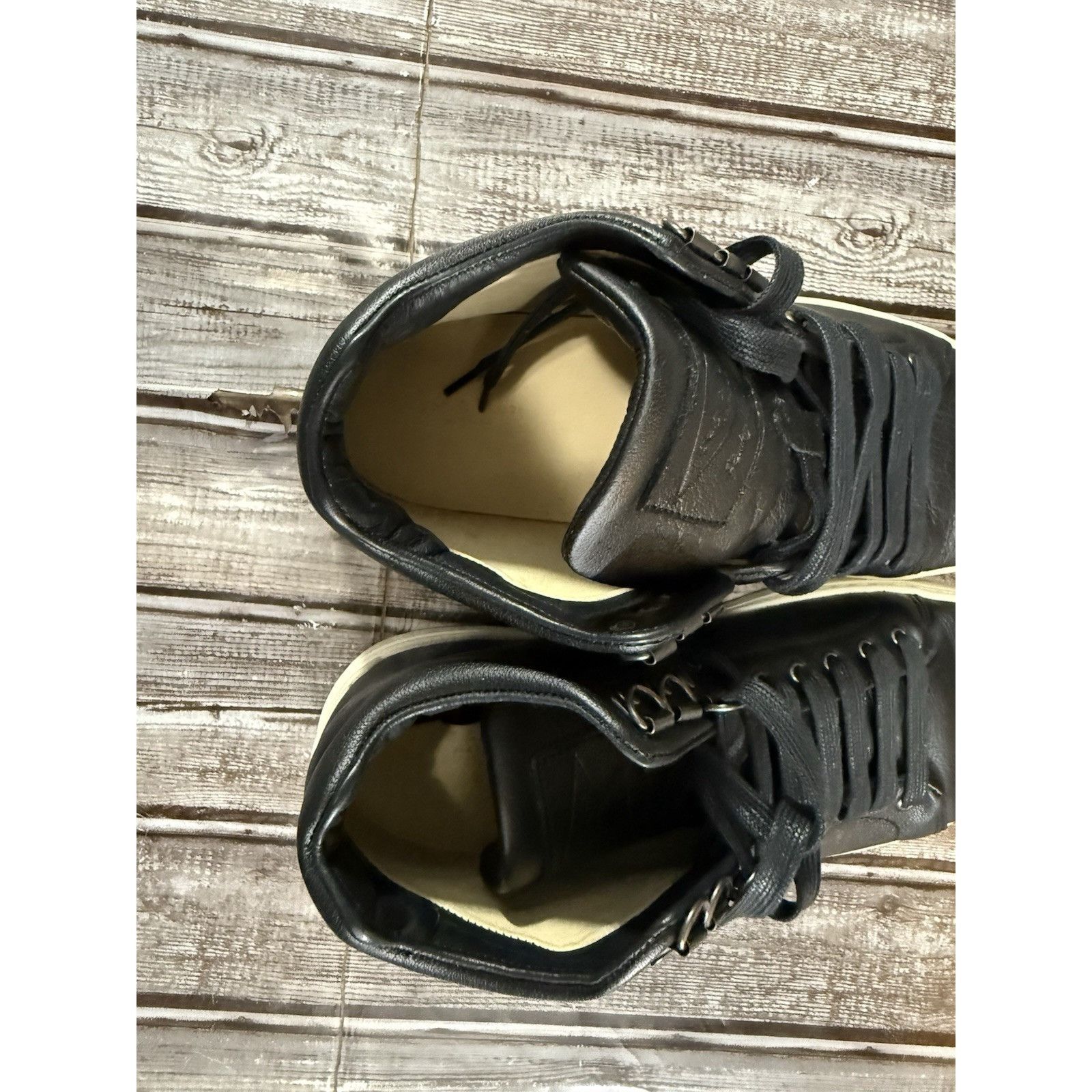 Rag & Bone Rag & Bone Kent High Top Leather Sneakers Size 37.5 US 7.5 Size US 7.5 / IT 37.5 - 5 Thumbnail