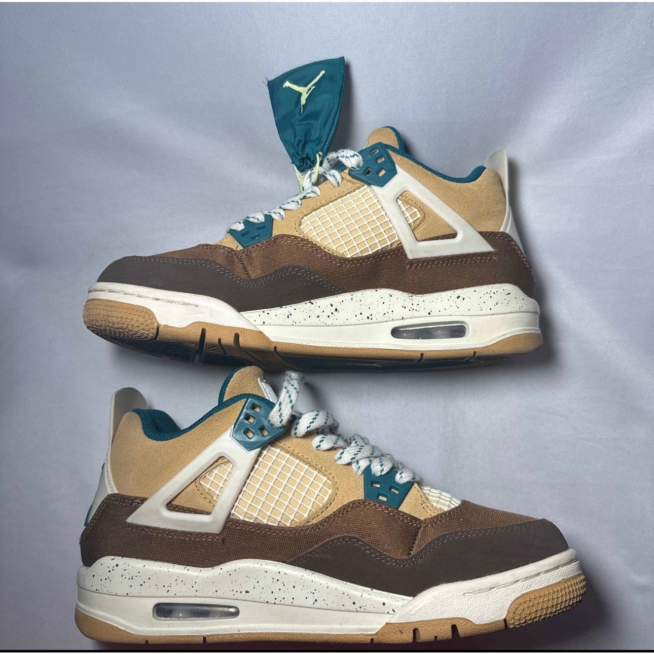 Jordan Brand × Nike Size 5.5 - Nike Air Jordan 4 Retro GS Cacao Wow Men's Shoes Size US 5.5 / EU 38 - 3 Thumbnail