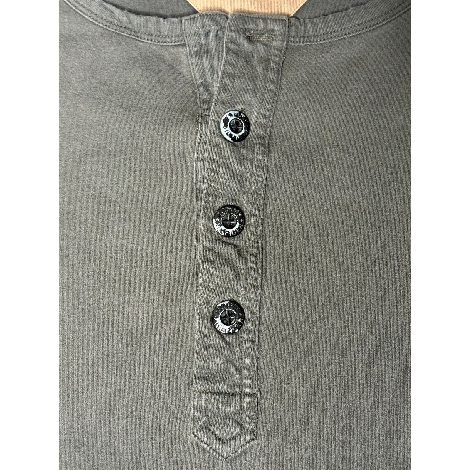 Tommy Hilfiger Tommy Hilfiger Elephant Henley Long Sleeve Shirt XL Size US XL / EU 56 / 4 - 6 Thumbnail