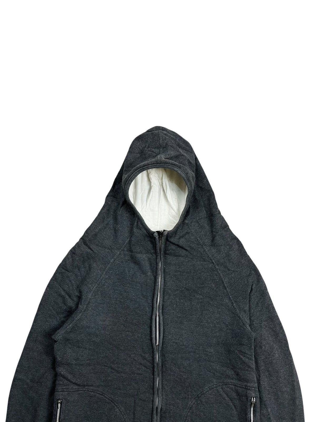 Issey Miyake 1991 Tsumori Chisato - Thumbhole Egg Hoodie Size US M / EU 48-50 / 2 - 8 Thumbnail