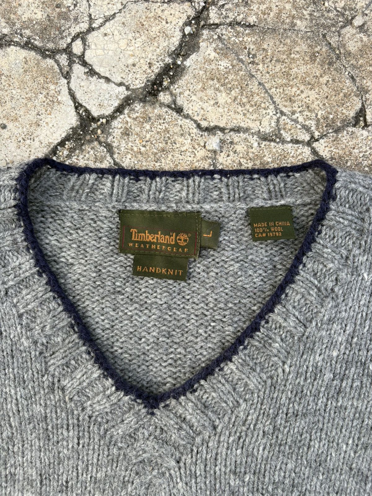 Timberland Vintage Timberland Wool Sweater HandKnit Jumper Size US L / EU 52-54 / 3 - 4 Thumbnail
