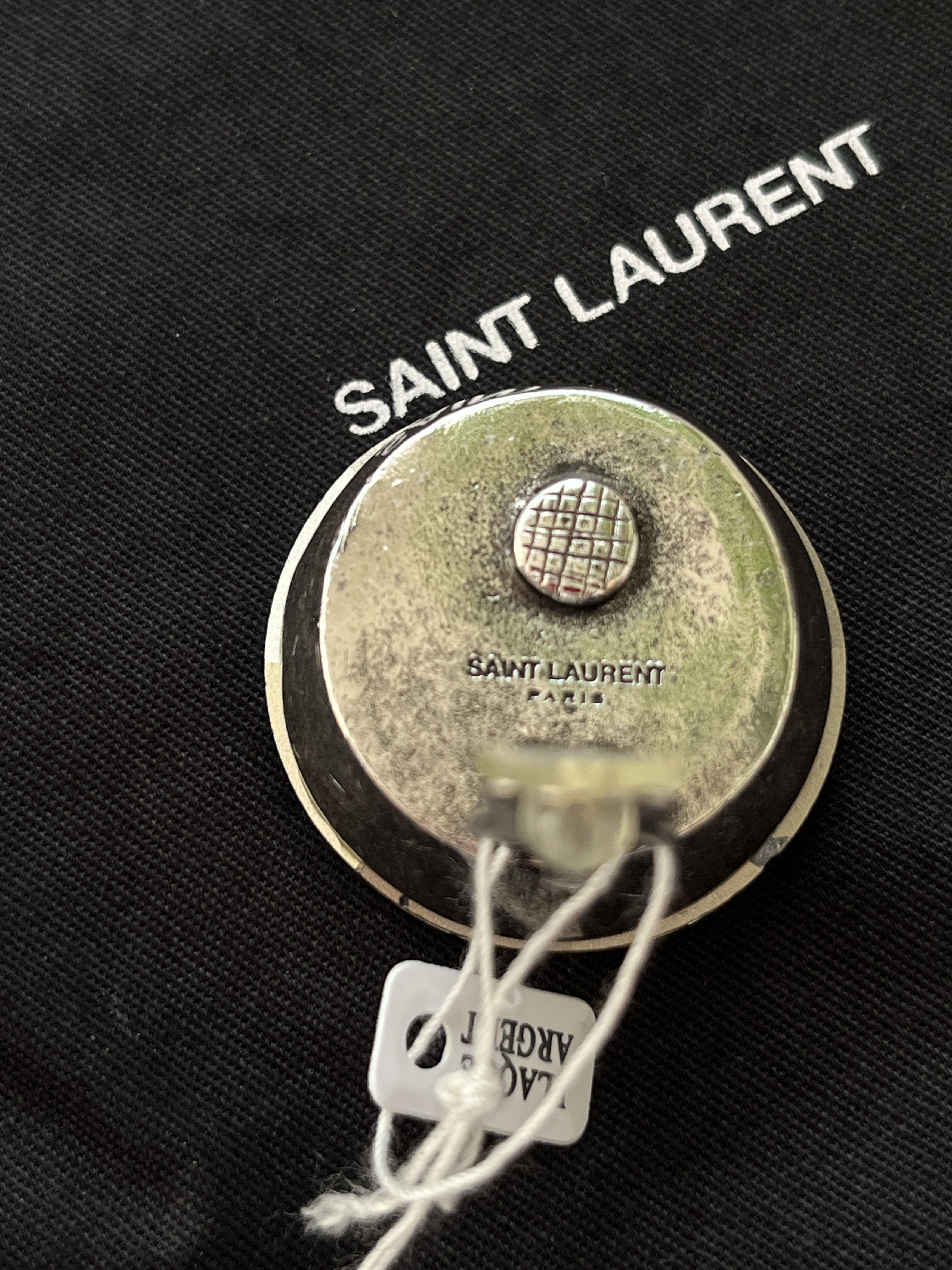 Saint Laurent Paris ⚡️QUICK SALE⚡️Saint Laurent Silver Plated Crystal Earrings Size ONE SIZE - 8 Thumbnail