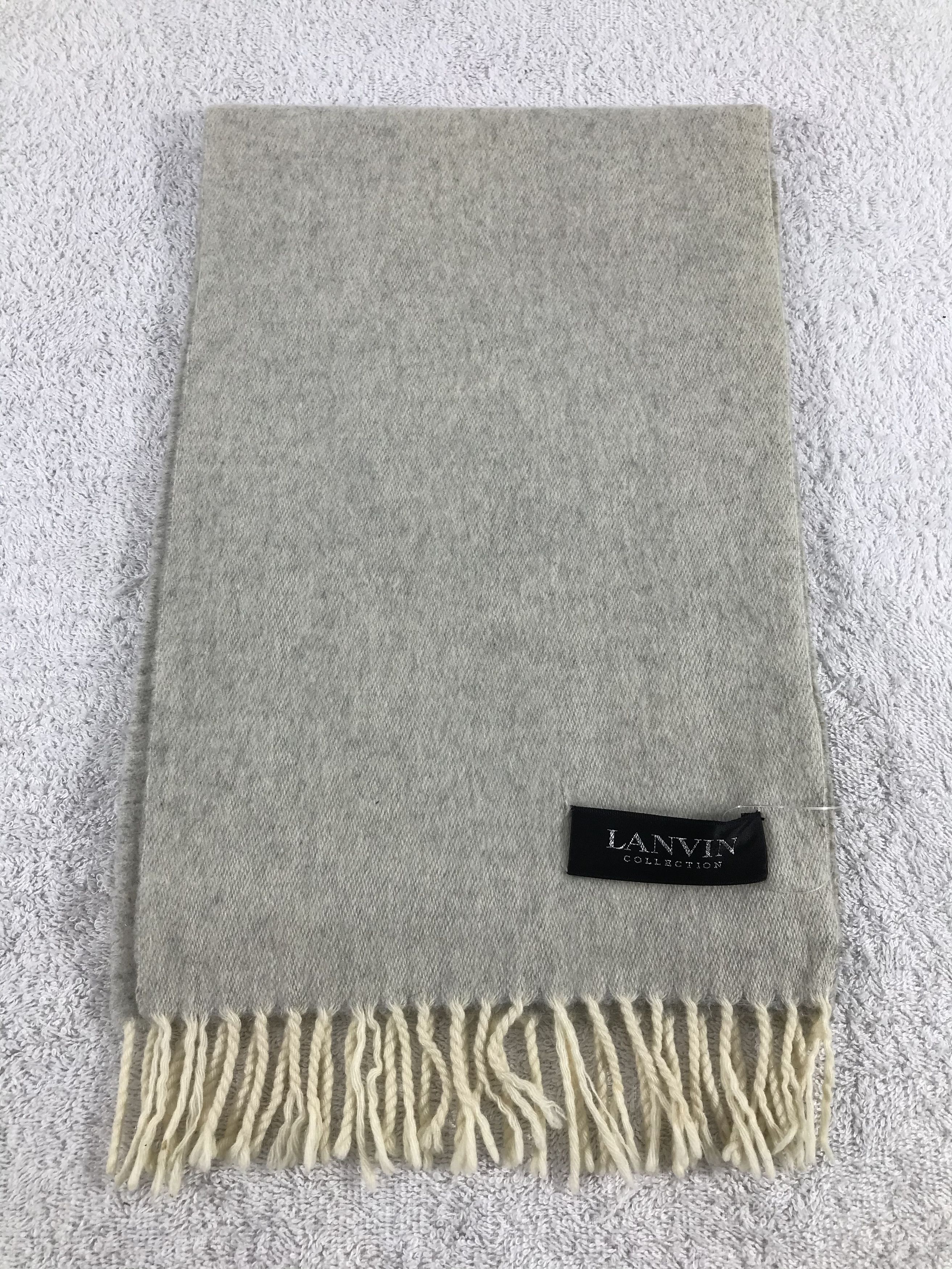 Lanvin × Vintage Lanvin Scarf / Muffler / Neckwear - WW1537 Size ONE SIZE - 2 Thumbnail