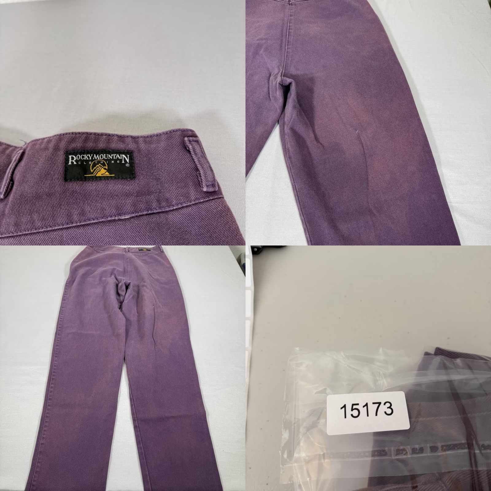 Vintage VINTAGE Rockies Jeans Womens 13 Denim Pants 90s Purple High Waist Slim Straight 100% Cotton Boyfriend? Size 34" / US 12 / IT 48 - 10 Thumbnail