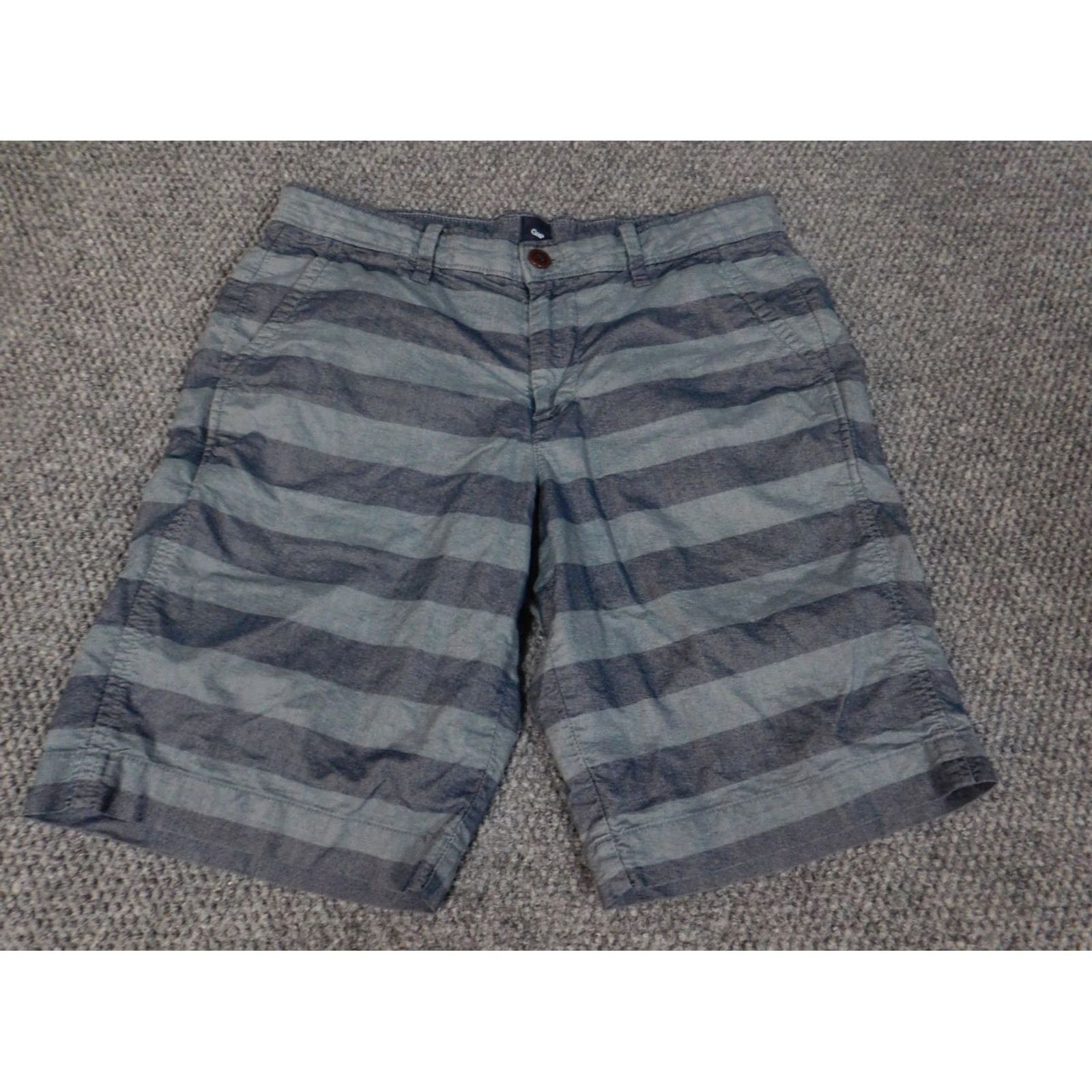 Gap Gap Mens Shorts 30 Blue Chino Casual Regular 6in Inseam Cotton Logo Knit Size US 30 / EU 46 - 3 Thumbnail