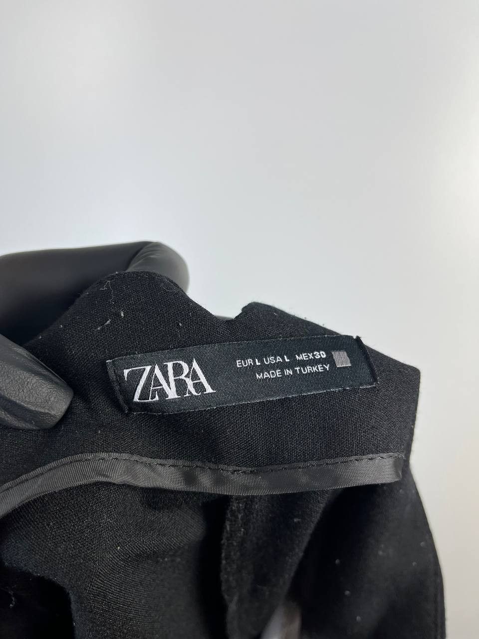 Zara Zara Black Tailored Pants Trousers Womens Size L Size 30" / US 8 / IT 44 - 3 Thumbnail