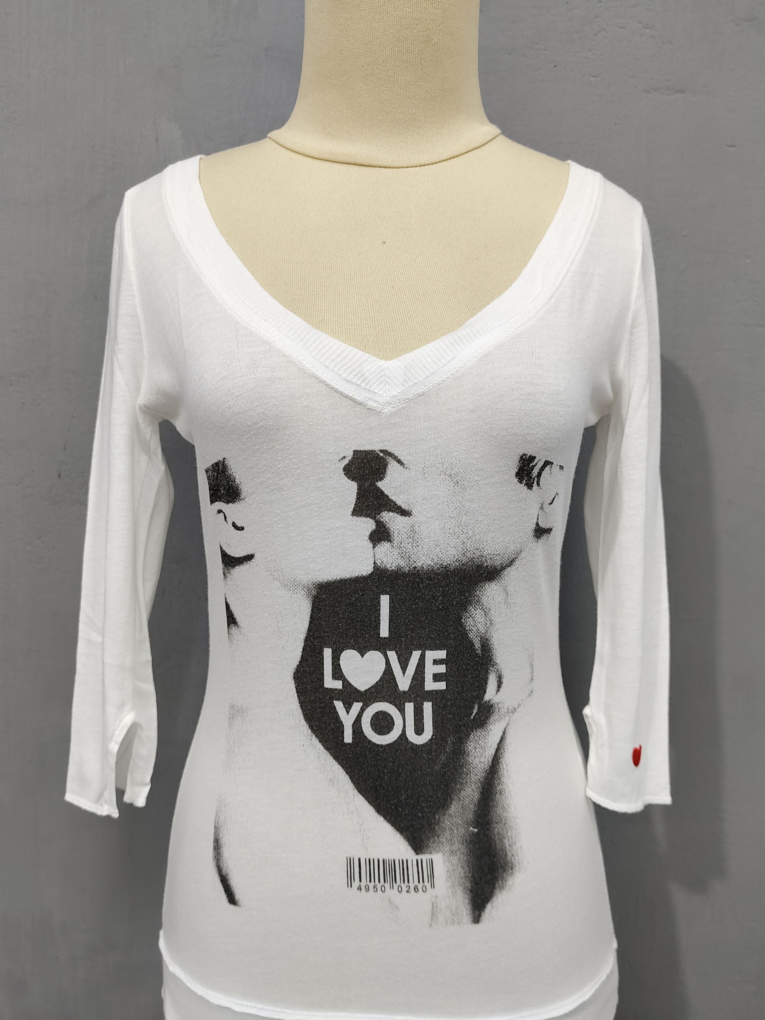 Japanese Brand 2000s Spiral Girl 🇯🇵 I Love You Body Y2K Punk Sexy Graphic Size M / US 6-8 / IT 42-44 - 2 Thumbnail