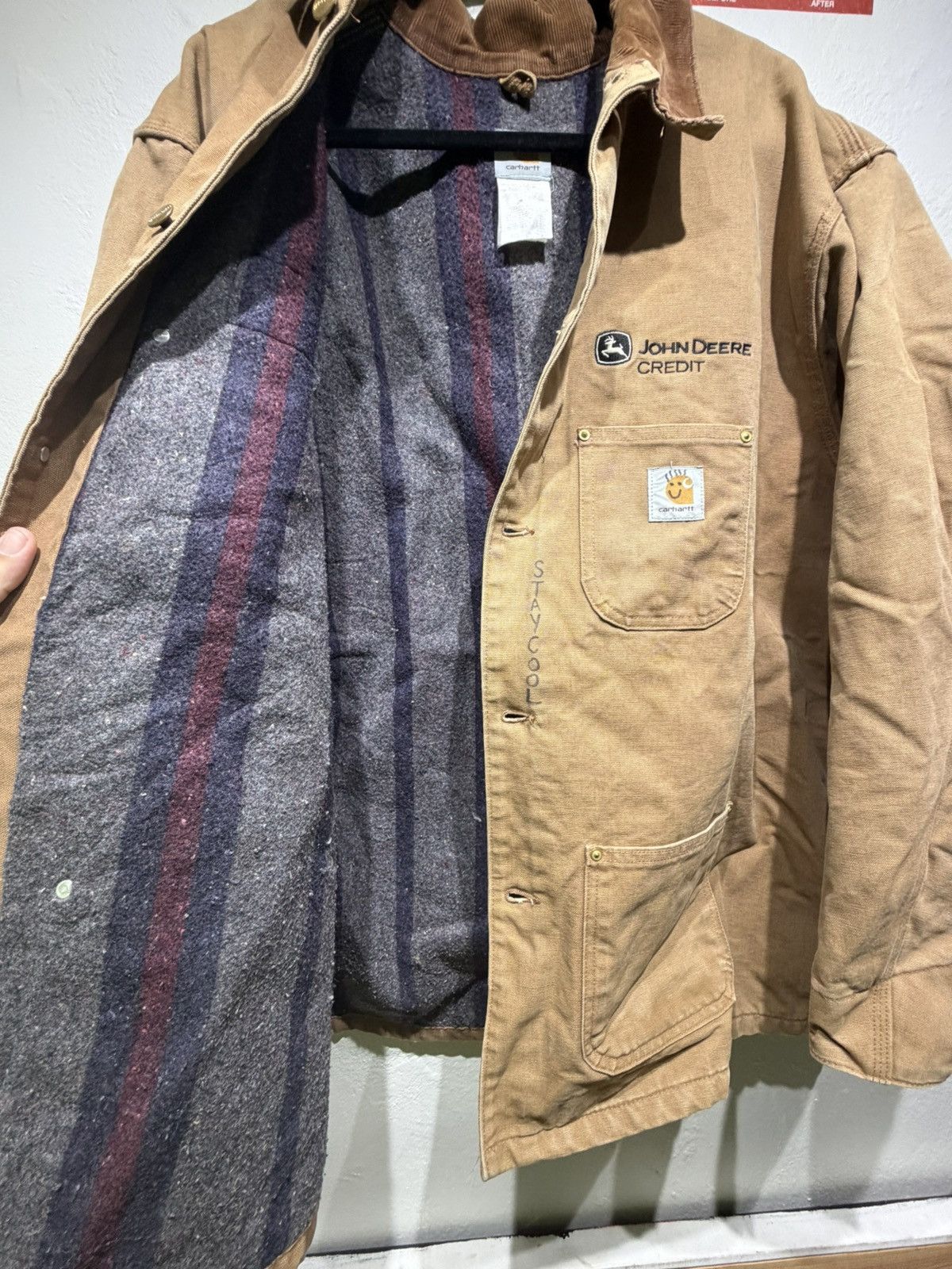 Carhartt Vintage Carhartt John Deere Chore jacket Size US XL / EU 56 / 4 - 16 Thumbnail