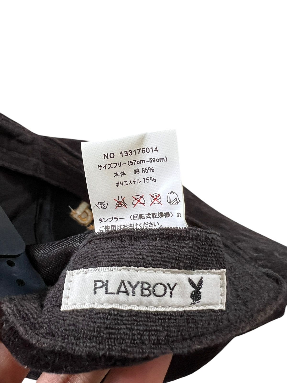 Playboy × Vintage Vintage Playboy Velvet Hat Size ONE SIZE - 8 Thumbnail