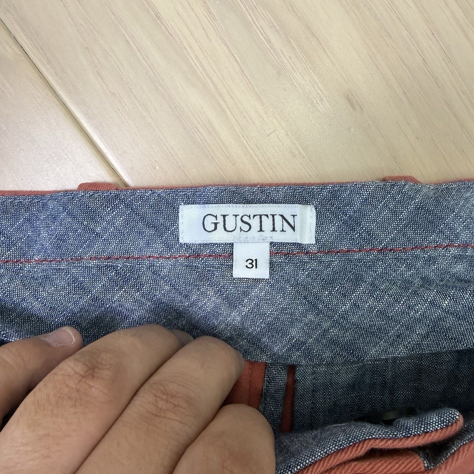 Gustin Gustin American Chino Pants 30 Nautical Red Sim California Size US 30 / EU 46 - 5 Thumbnail