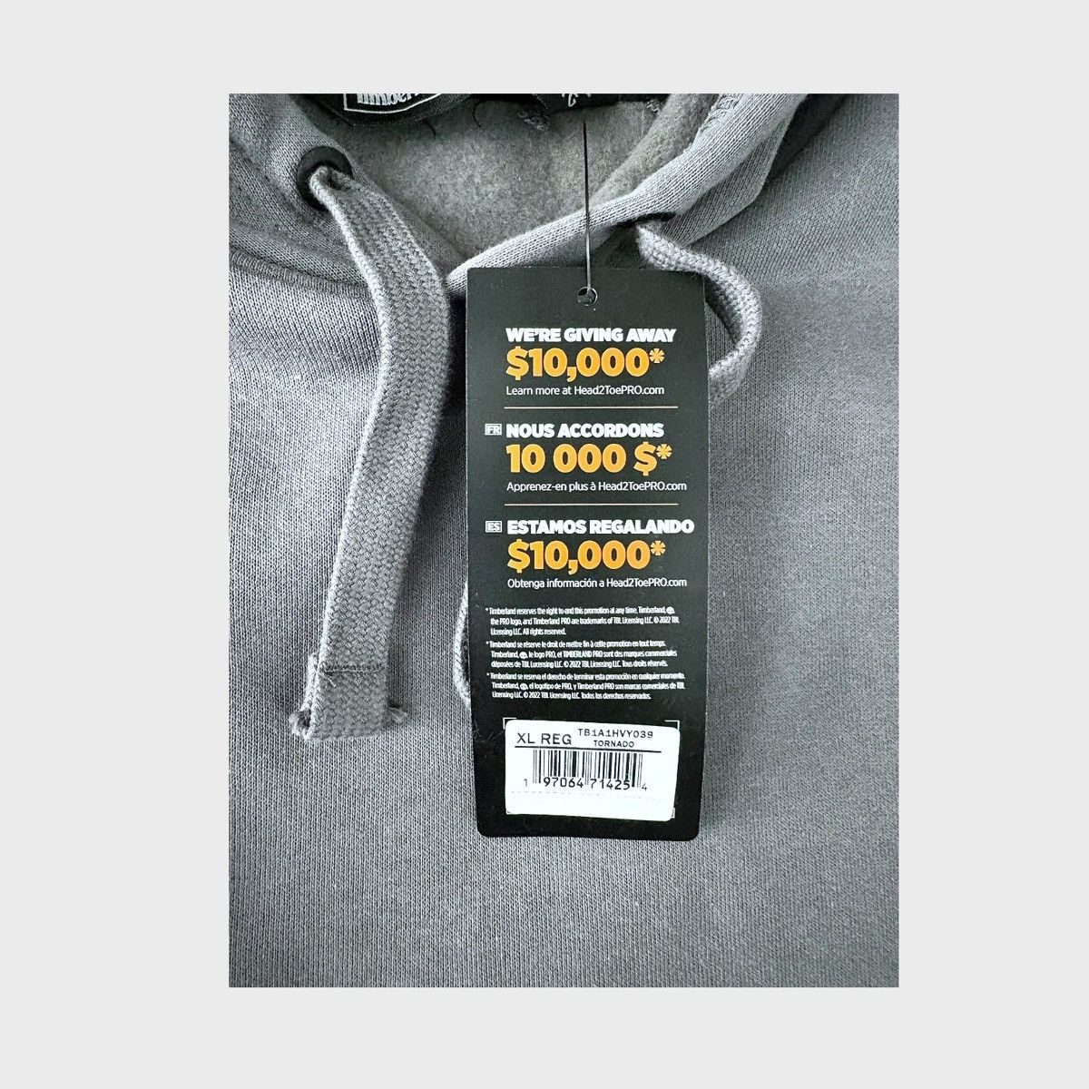 Timberland Timberland Pro Honcho Men’s Sport Gray Pullover Hoodie Sz XL Size US XL / EU 56 / 4 - 13 Thumbnail
