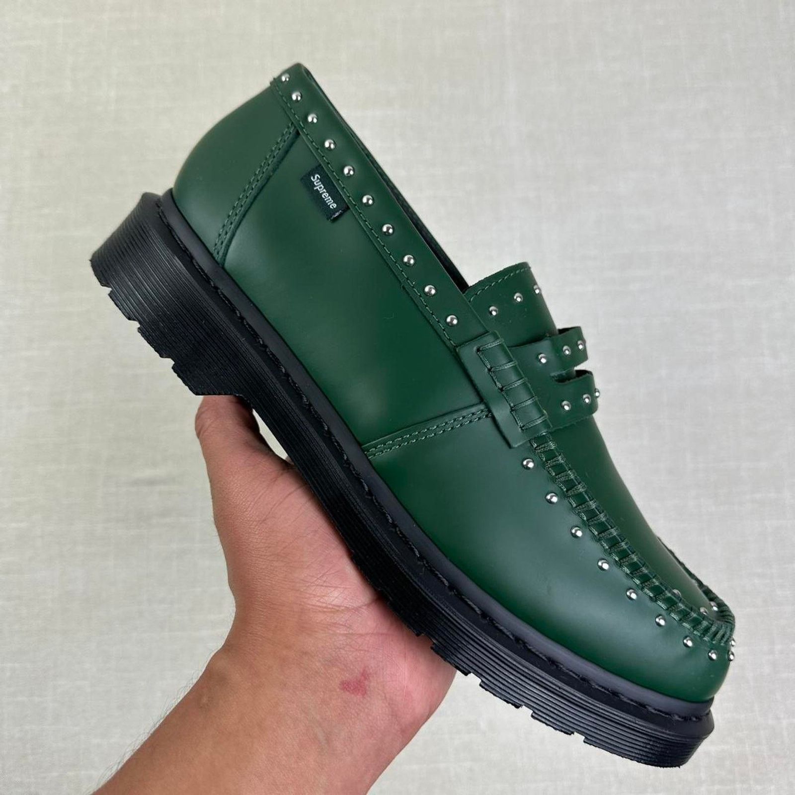 Supreme x Dr. Martens Studded Penton Loafer DMS Green 8M