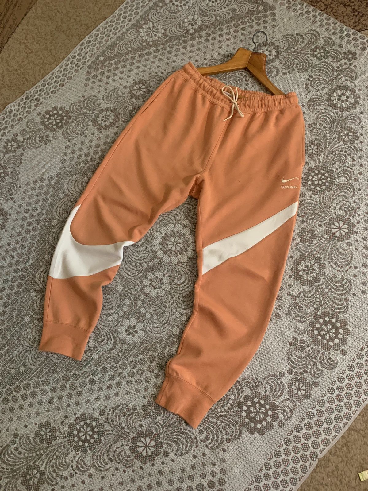 Nike Nike pants big swoosh L size drill Size US 38 / EU 54 - 3 Thumbnail