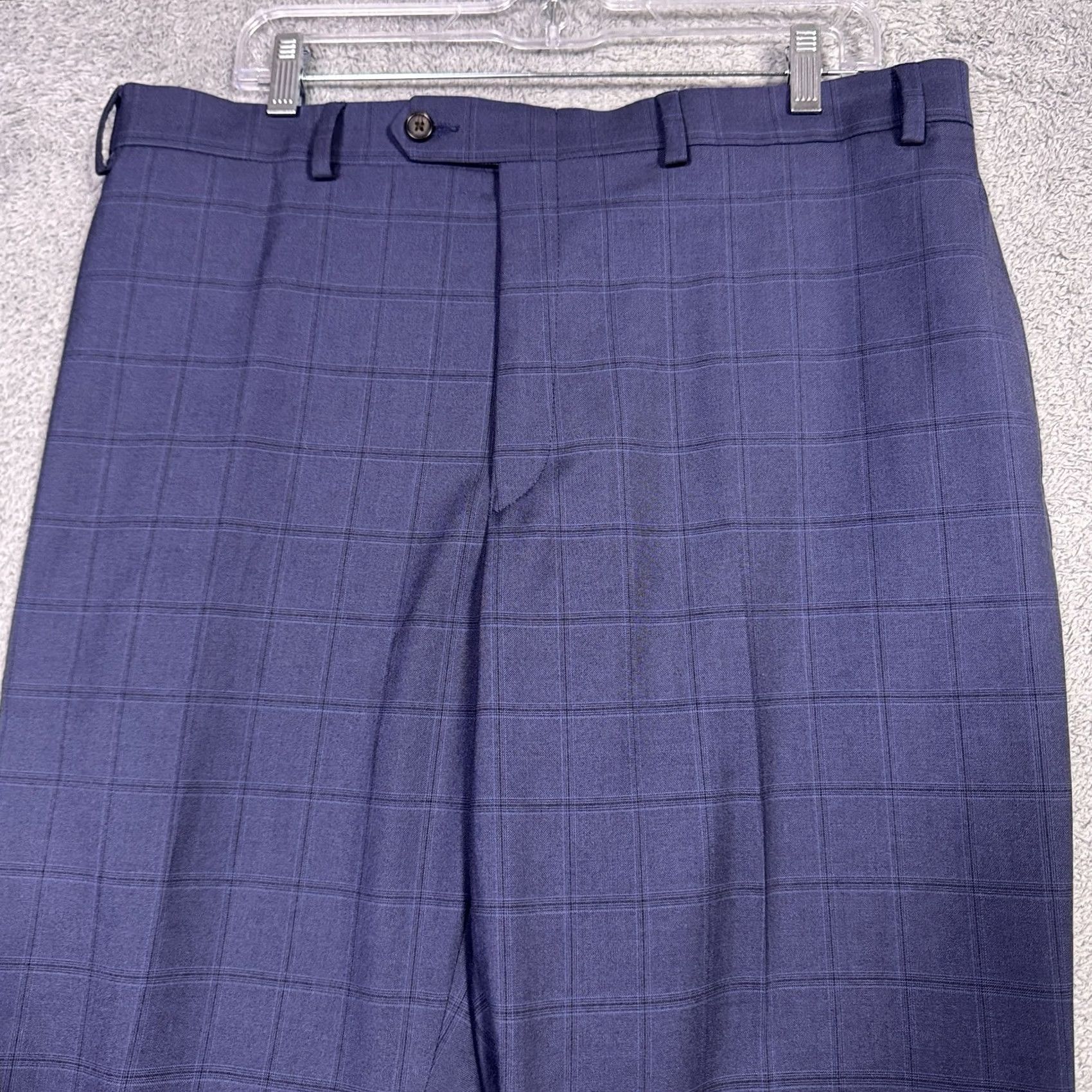 Ralph Lauren Ralph Lauren Dress Pants Mens 36x29 Slacks Trouser Windowpane Office Uncuffed Size US 36 / EU 52 - 2 Thumbnail