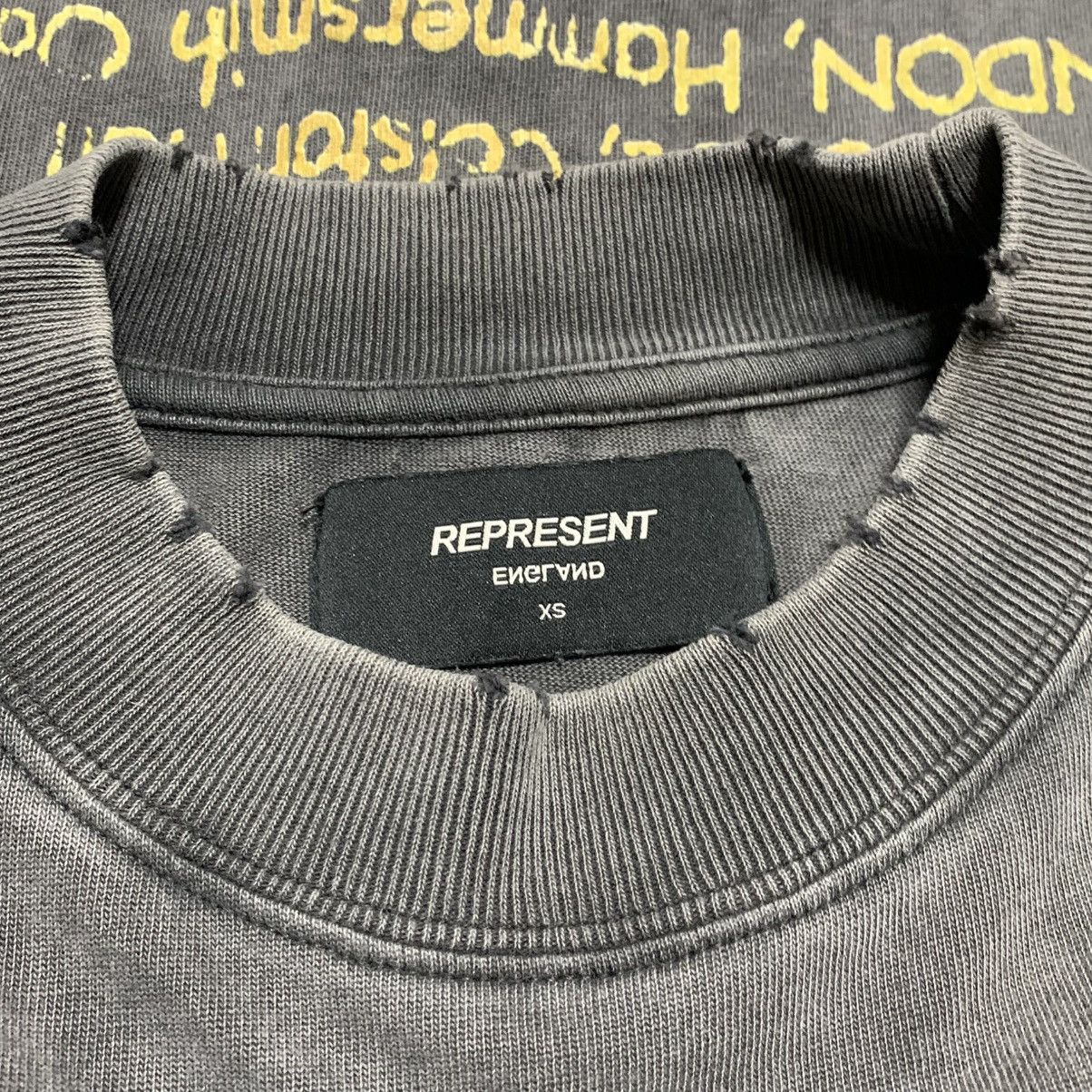 Represent Clo. Represent XS Rep N Resent Vintage Grey Tee Size US XS / EU 42 / 0 - 5 Thumbnail