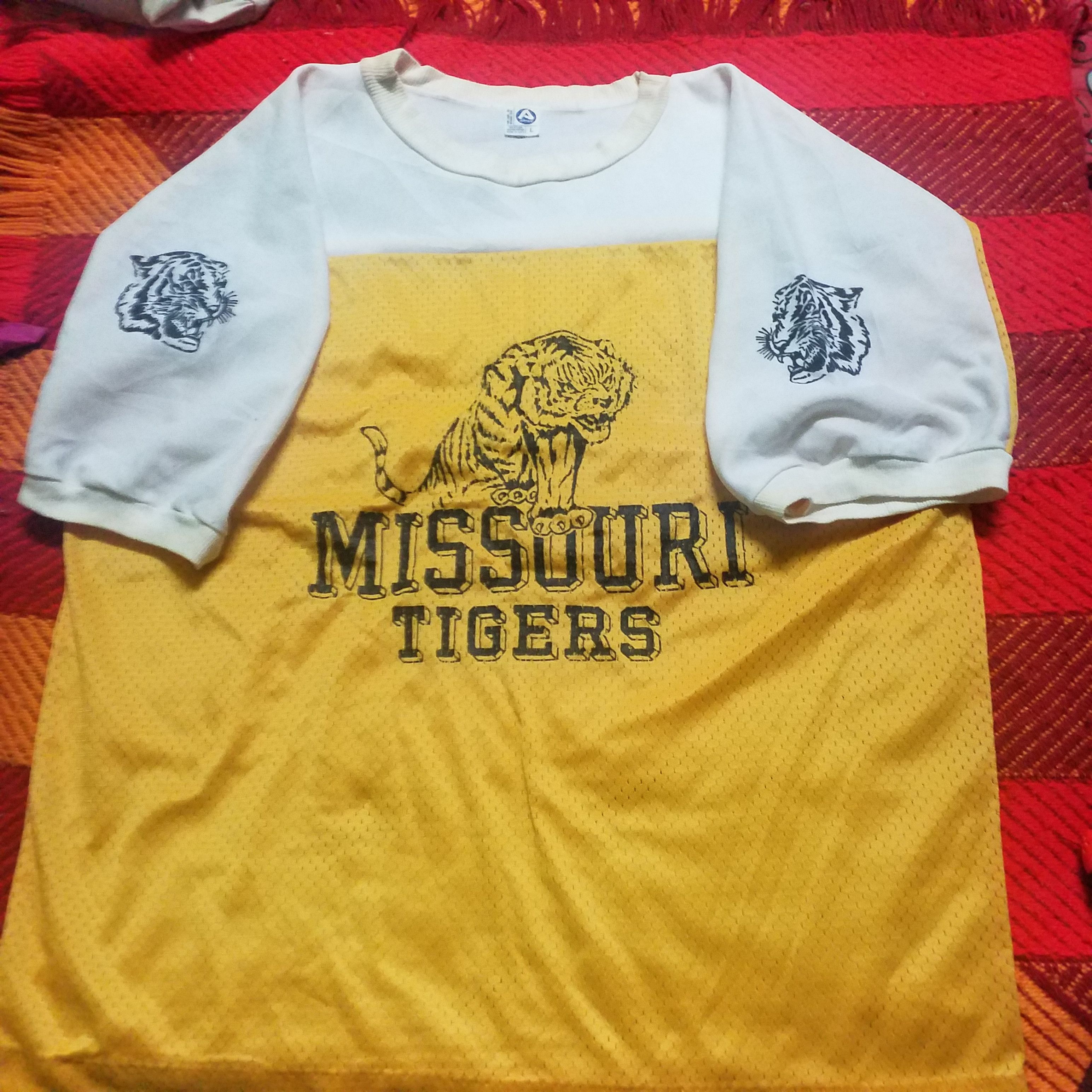 Vintage VINTAGE MISSOURI TIGERS MESH 70S LIKE SUKAJAN Size US L / EU 52-54 / 3 - 3 Thumbnail
