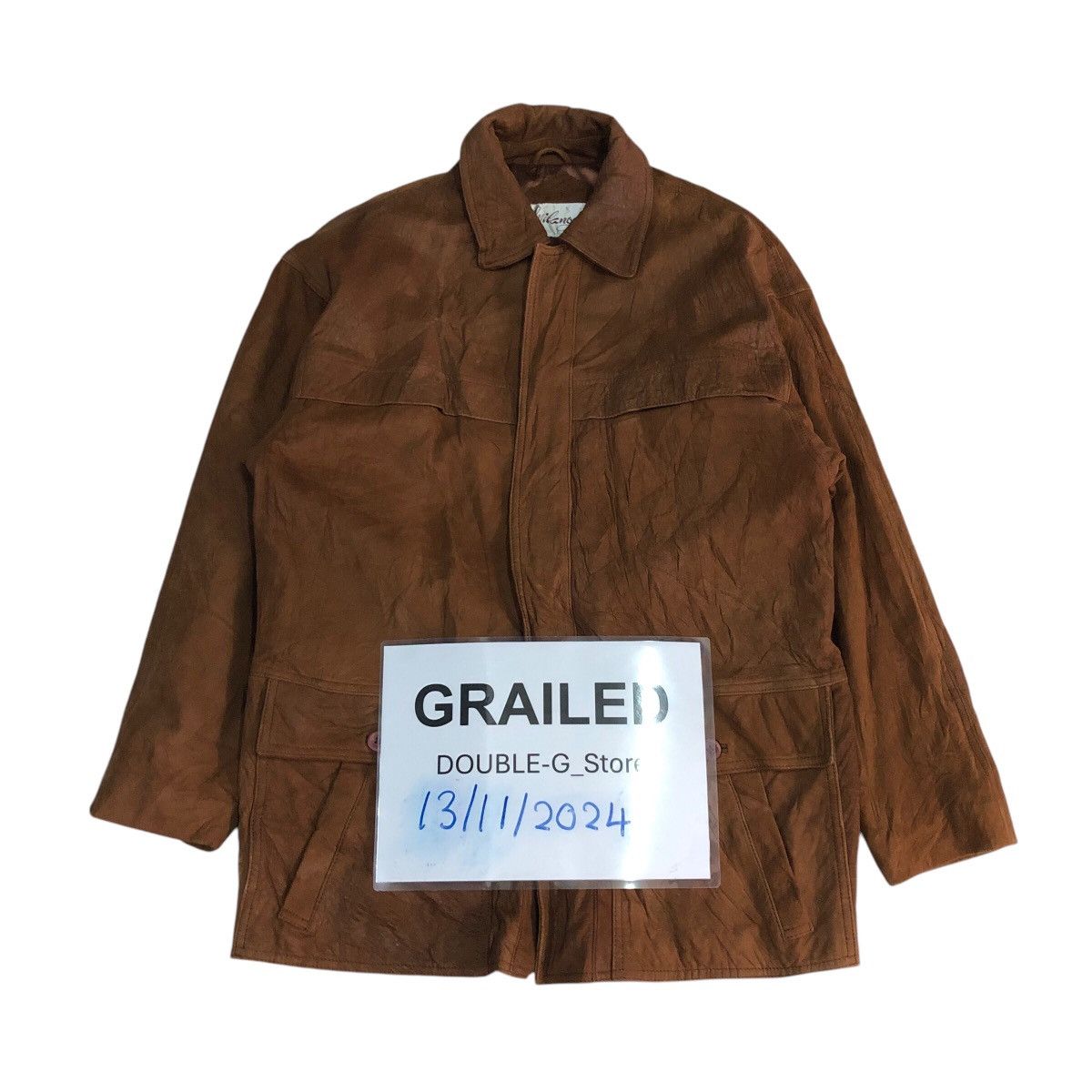 Japanese Brand × Vintage 📌Vintage Genuine Biker Leather Jacket Milanoga Issey Miyake Size US S / EU 44-46 / 1 - 1 Thumbnail