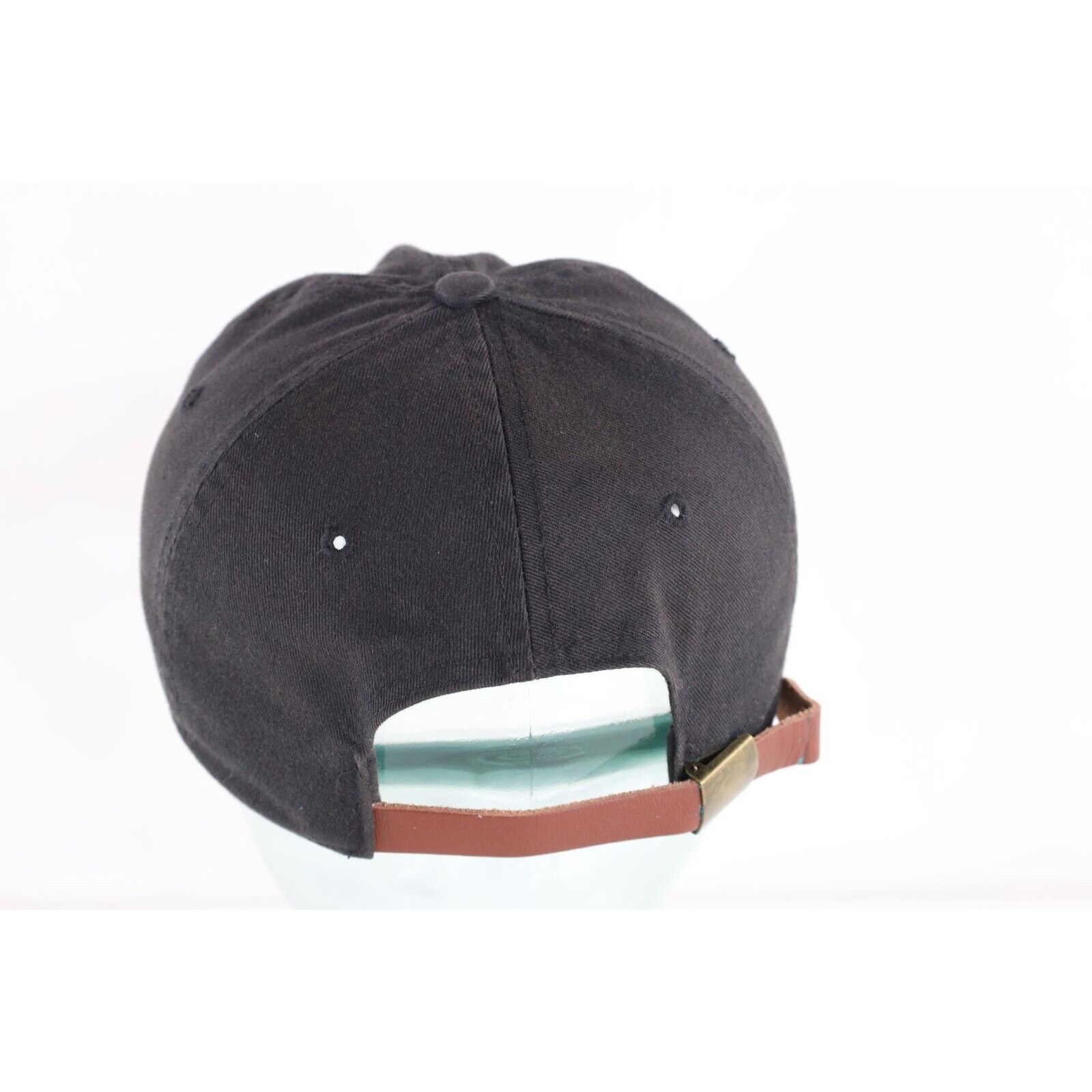 Greg Norman × Vintage Vintage 90s Greg Norman Golf Shark Golfing Leather Strap Hat Size ONE SIZE - 4 Thumbnail