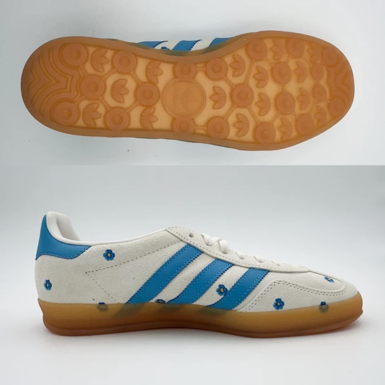 Adidas adidas Gazelle Indoor IF4491 Floral Beige Light Blue - BNIB Size US 10.5 / IT 40.5 - 4 Thumbnail