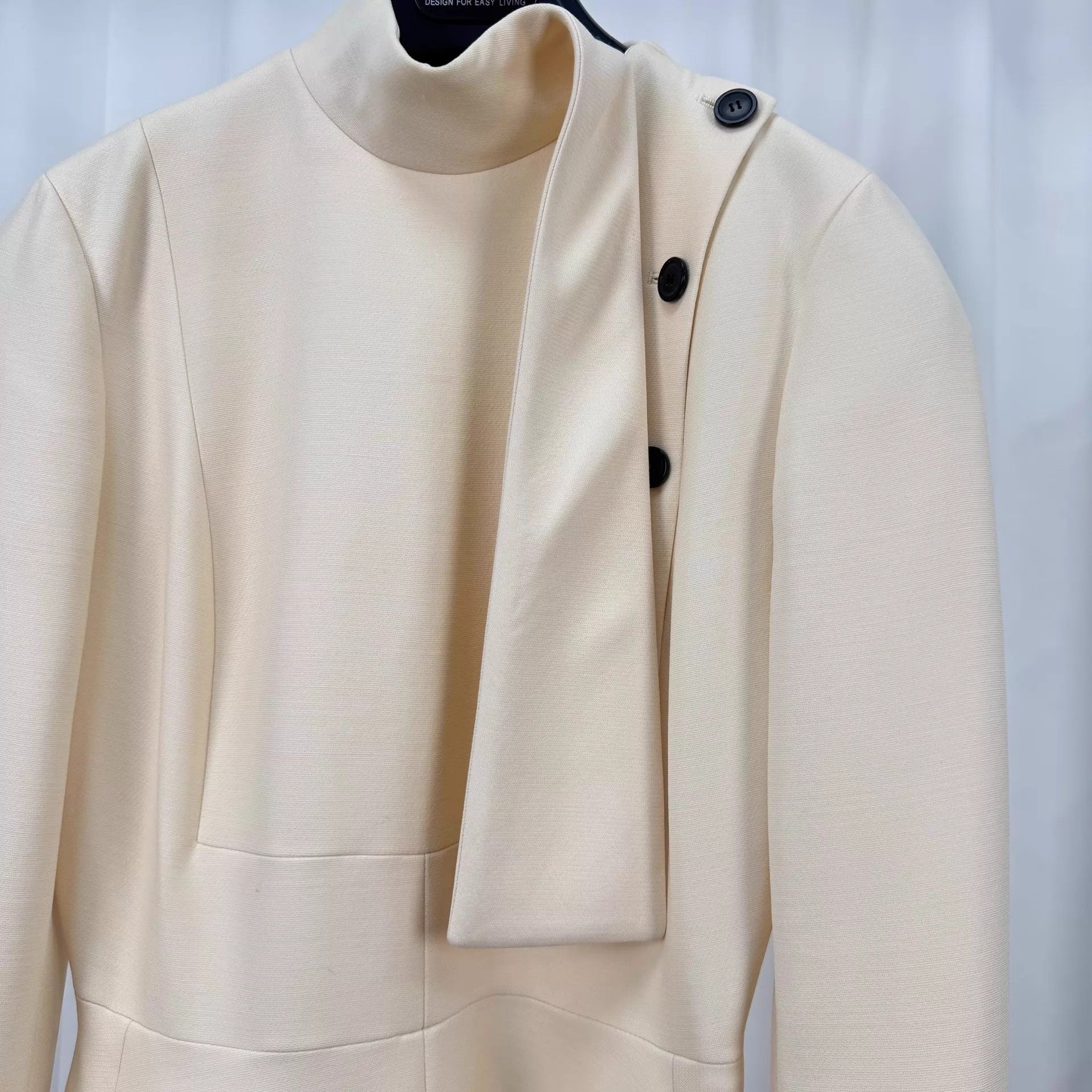 Dior Dior Ivory Wool-Silk Dress 34 99 New Size XS / US 0-2 / IT 36-38 - 3 Thumbnail
