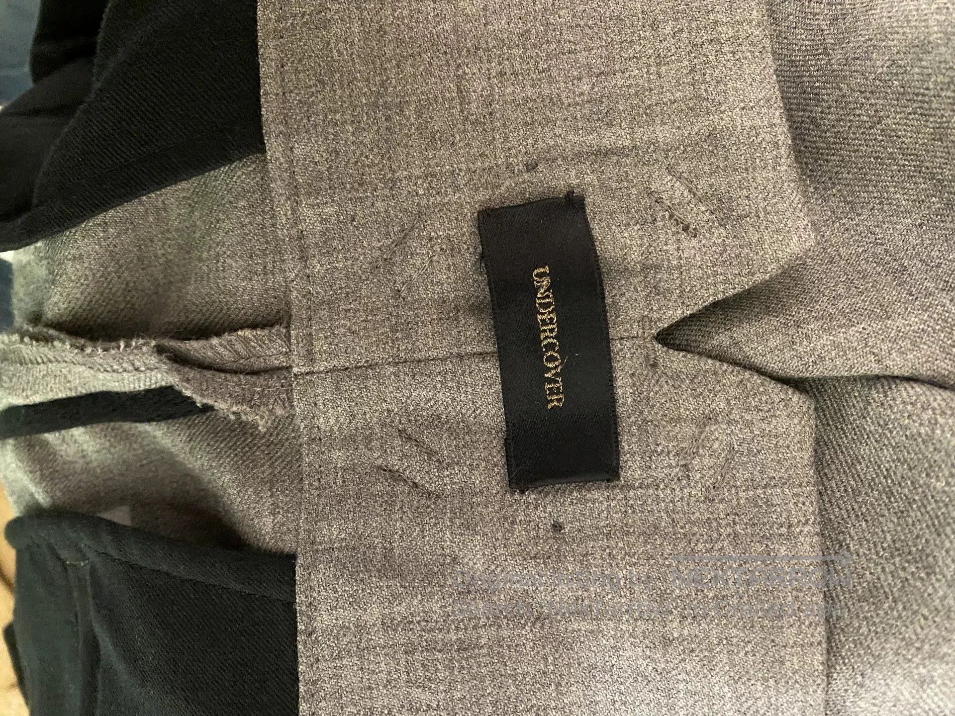 Undercover UNDERCOVER Light Gray Wool Tapered Pants. Size US 32 / EU 48 - 4 Thumbnail