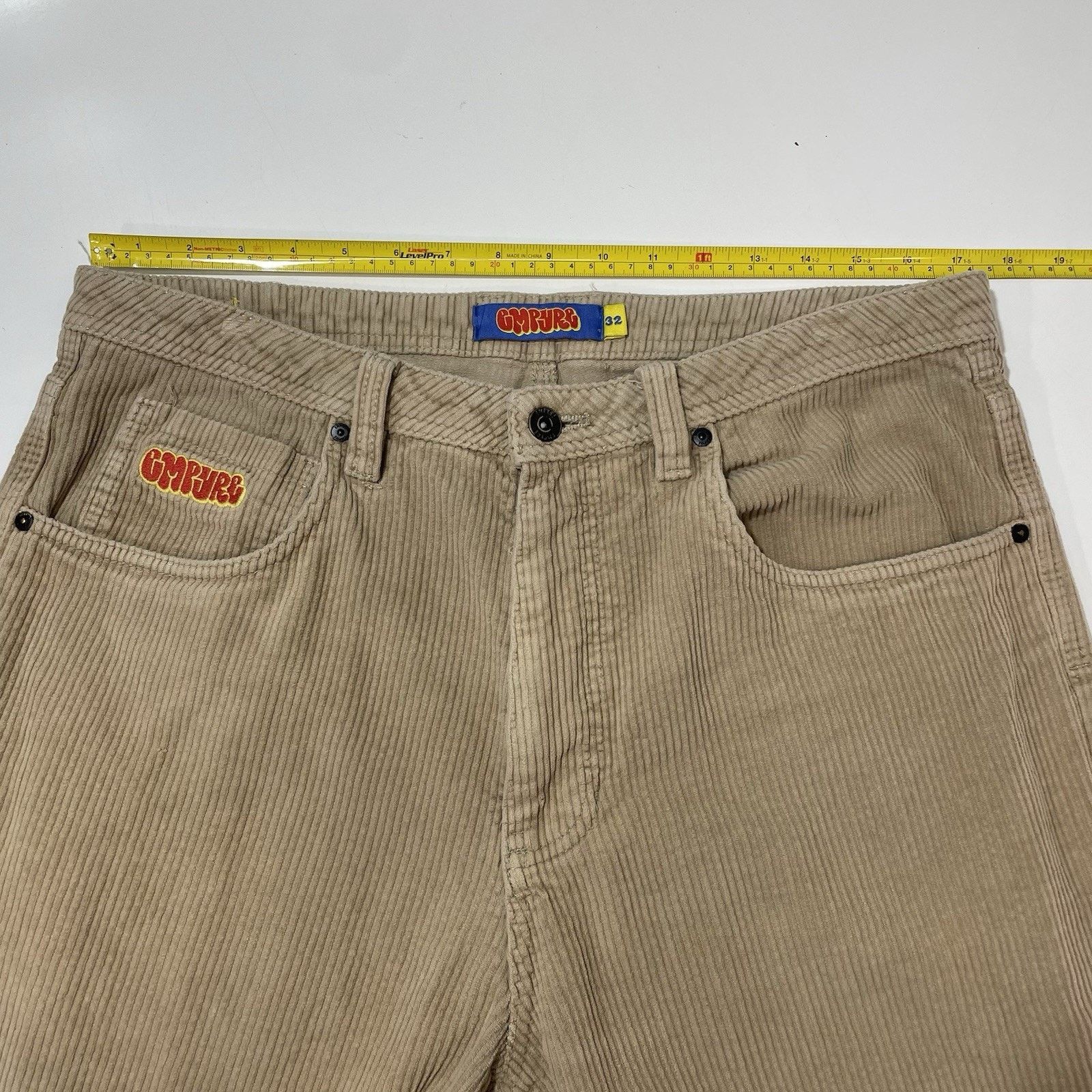 Empyre Empyre Corduroy Pants Men’s 32 Tan Baggy Loose Fit Skate Y2K Size US 32 / EU 48 - 6 Thumbnail