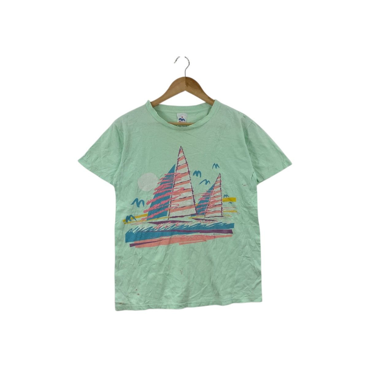 Vintage Vintage 80’ HAWAII SURF MILLER Made In USA Tee Shirt Top Size US M / EU 48-50 / 2 - 1 Thumbnail