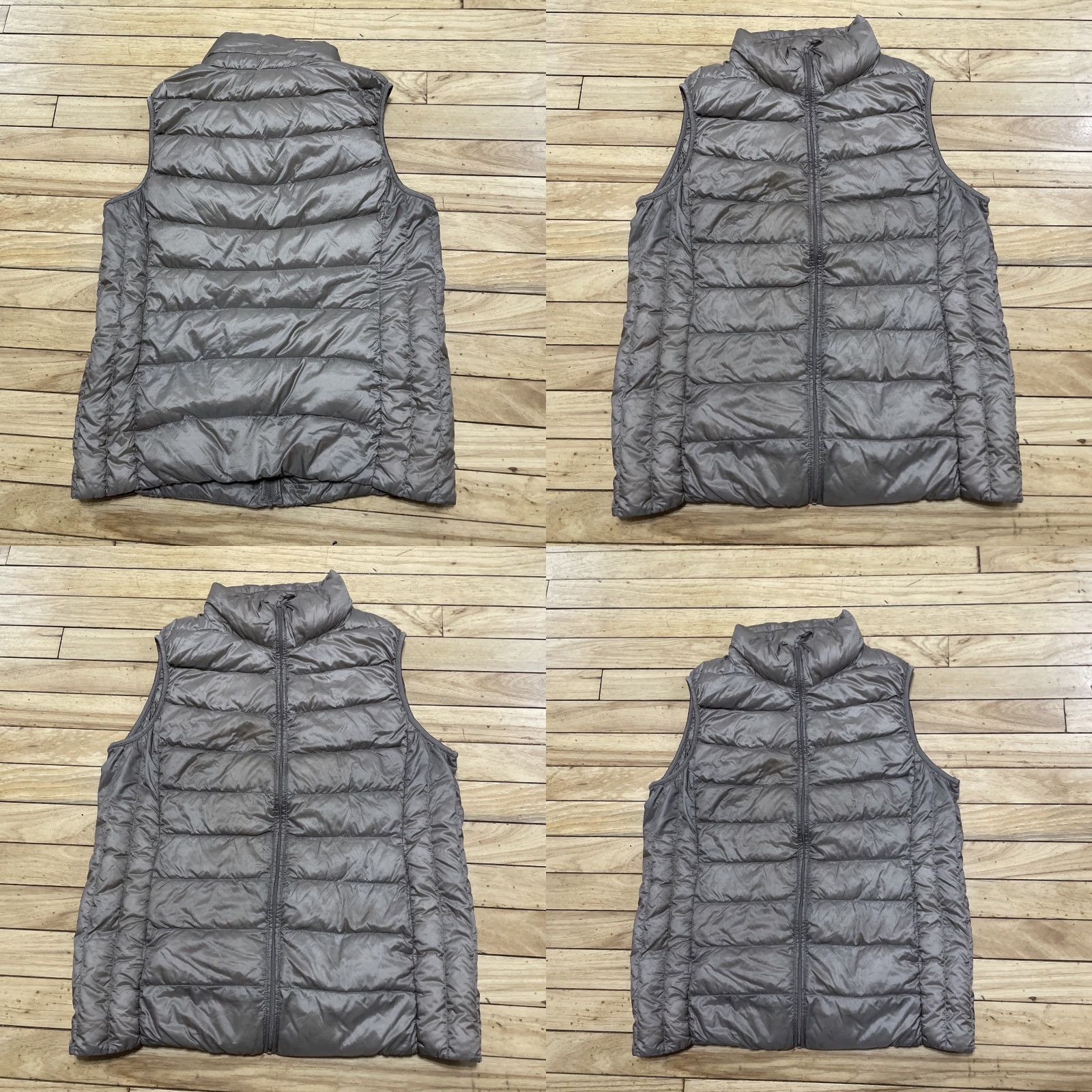 Uniqlo UNIQLO Adult Large Brown Ultra Light Down Puffer Vest Packable Outdoor Grunge Size M / US 6-8 / IT 42-44 - 10 Thumbnail