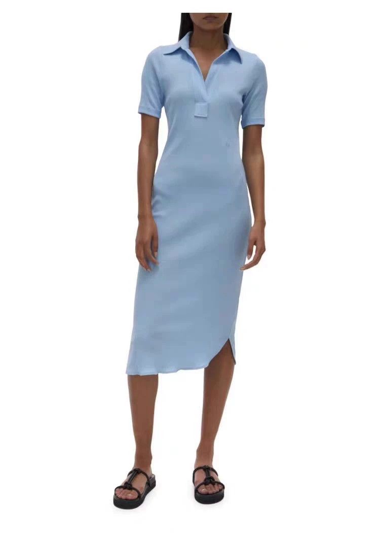 Helmut Lang Helmut Lang Blue Polo Dress XS - dmc Size US XS / EU 42 / 0 - 1 Thumbnail