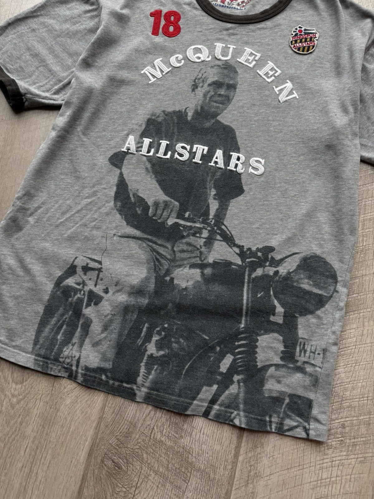 Japanese Brand Ringspun McQueen allstars escape 18 T-shirt Size US L / EU 52-54 / 3 - 4 Thumbnail