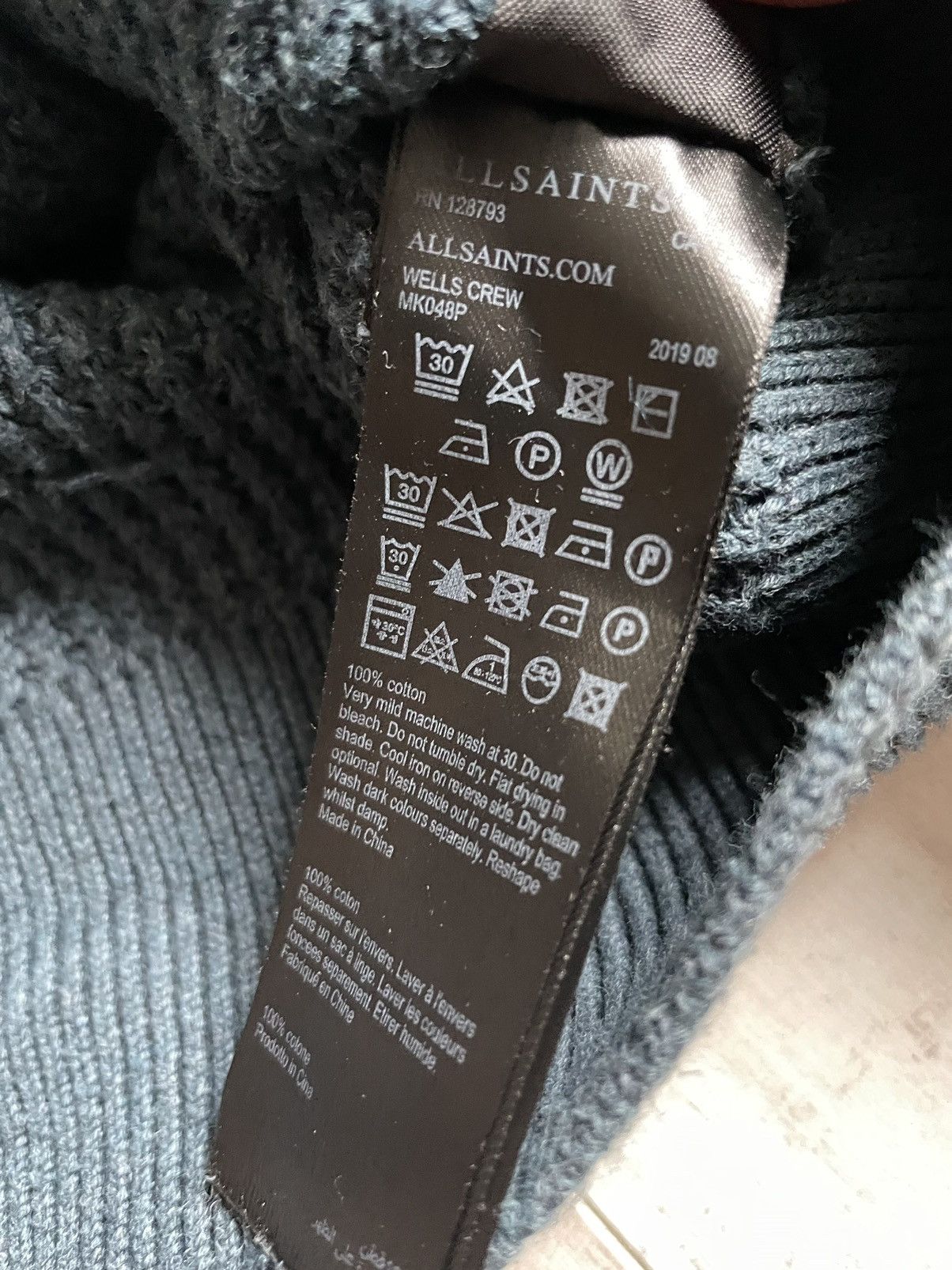 Allsaints Allsaints Enton Crew Neck Sweater Logo Luxury Size US M / EU 48-50 / 2 - 10 Thumbnail