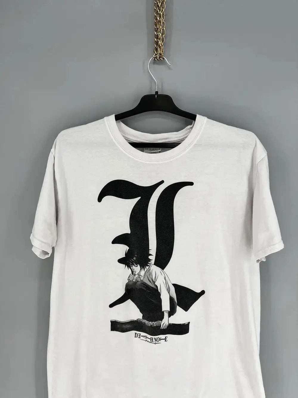 Japanese Brand Vintage DEATH NOTE DISTRESSED Promo T-shirt Character Size US XL / EU 56 / 4 - 6 Thumbnail