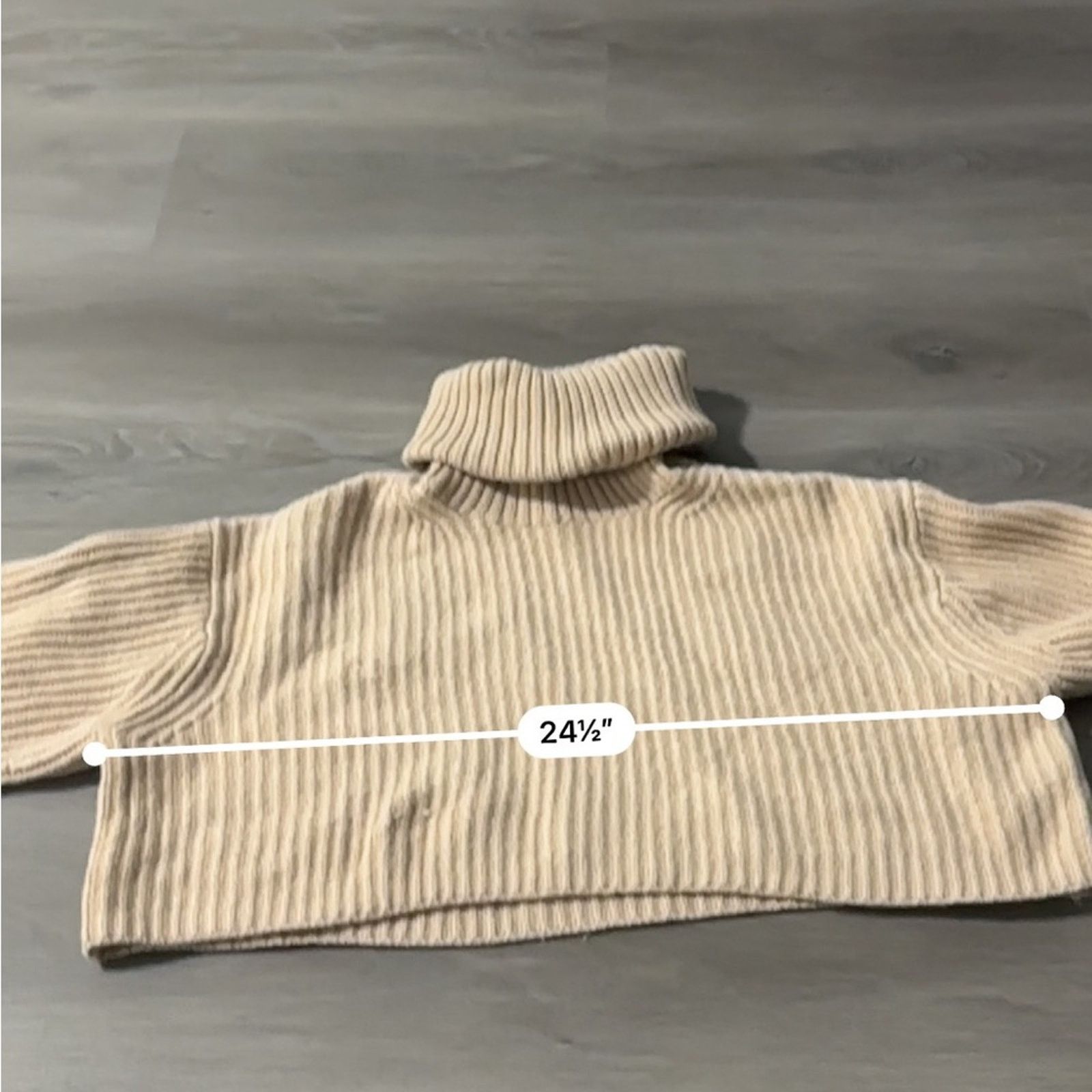 Aritzia Aritzia Babaton Guell Wool Turtleneck Cropped Sweater XS Size XS / US 0-2 / IT 36-38 - 12 Thumbnail