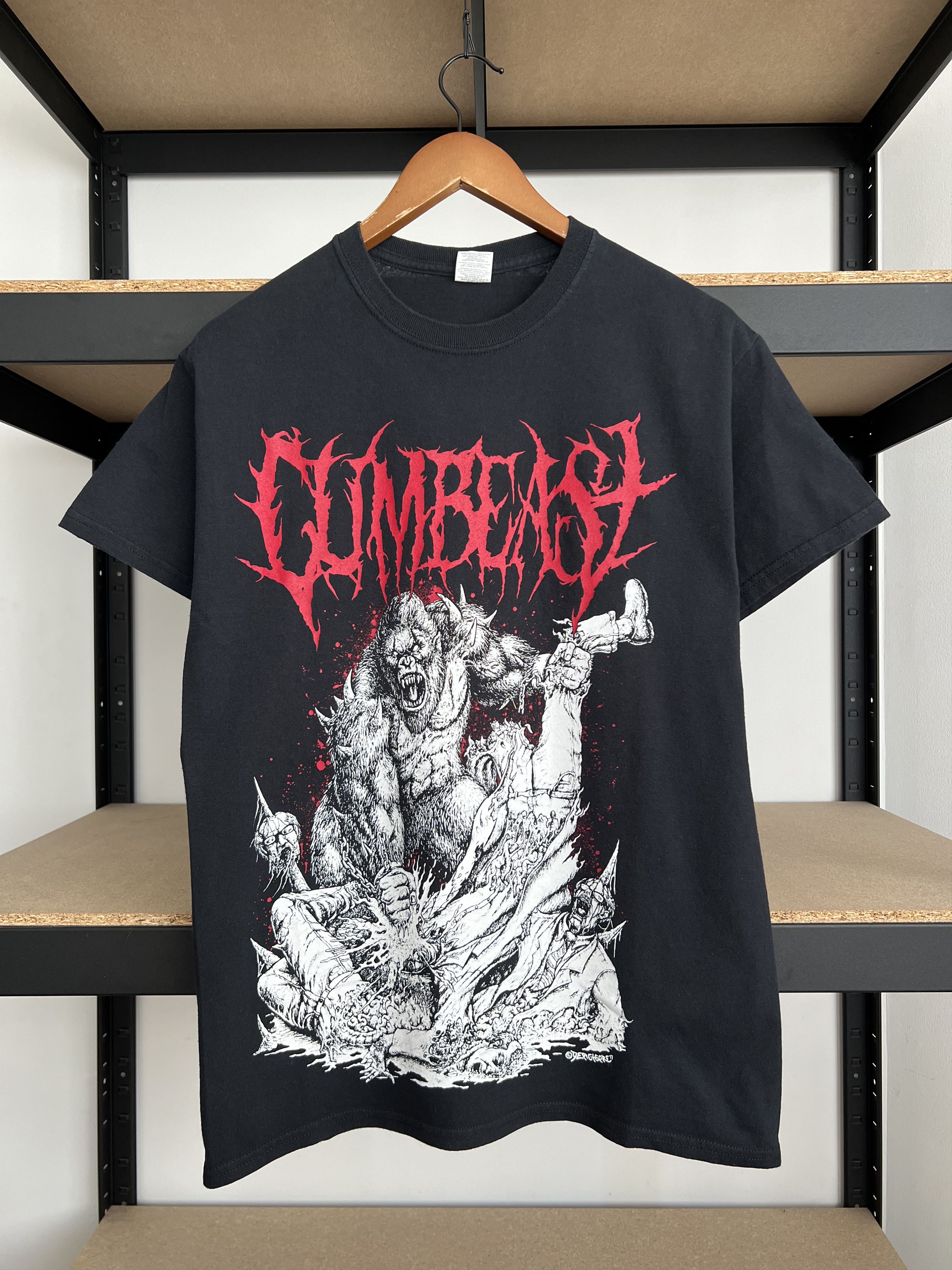 Band Tees Vintage 2000s Cumbeast Brutal Death Metal Band T-shirt Size US M / EU 48-50 / 2 - 1 Thumbnail