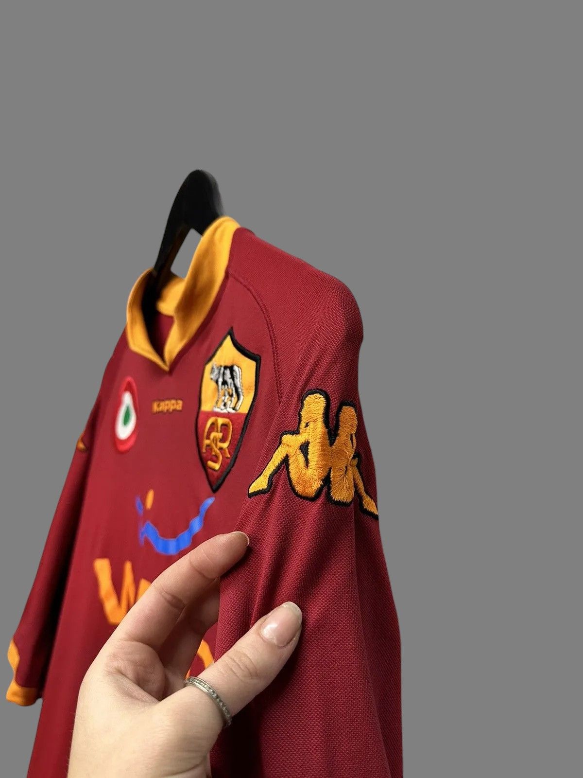 Vintage Kappa Red Logo T-Shirt Y2K Sport Milan FC ROMA Size US M / EU 48-50 / 2 - 4 Thumbnail