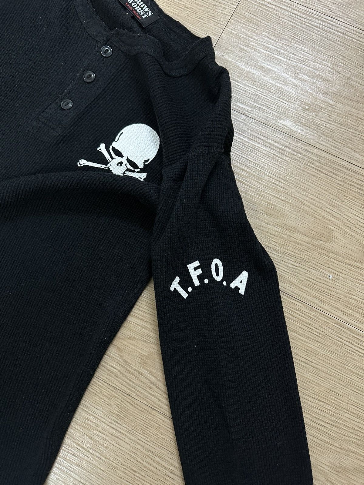 Japanese Brand × Seditionaries Rare Crows x WORST T.F.O.A Hiroshi Takahashi Waffle L/S Tee Size US XL / EU 56 / 4 - 6 Thumbnail