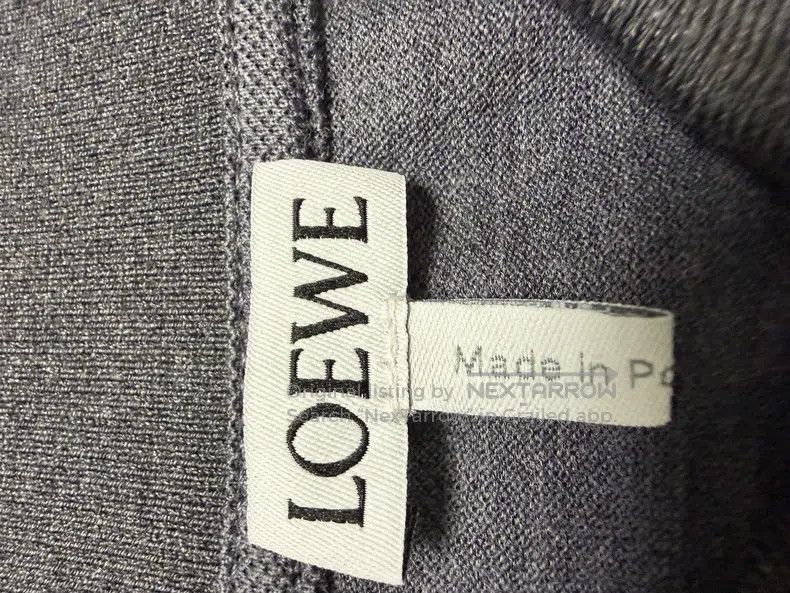 Loewe Loewe Grayish Summer Logo Short Sleeve Polo Size XS / US 0-2 / IT 36-38 - 3 Thumbnail