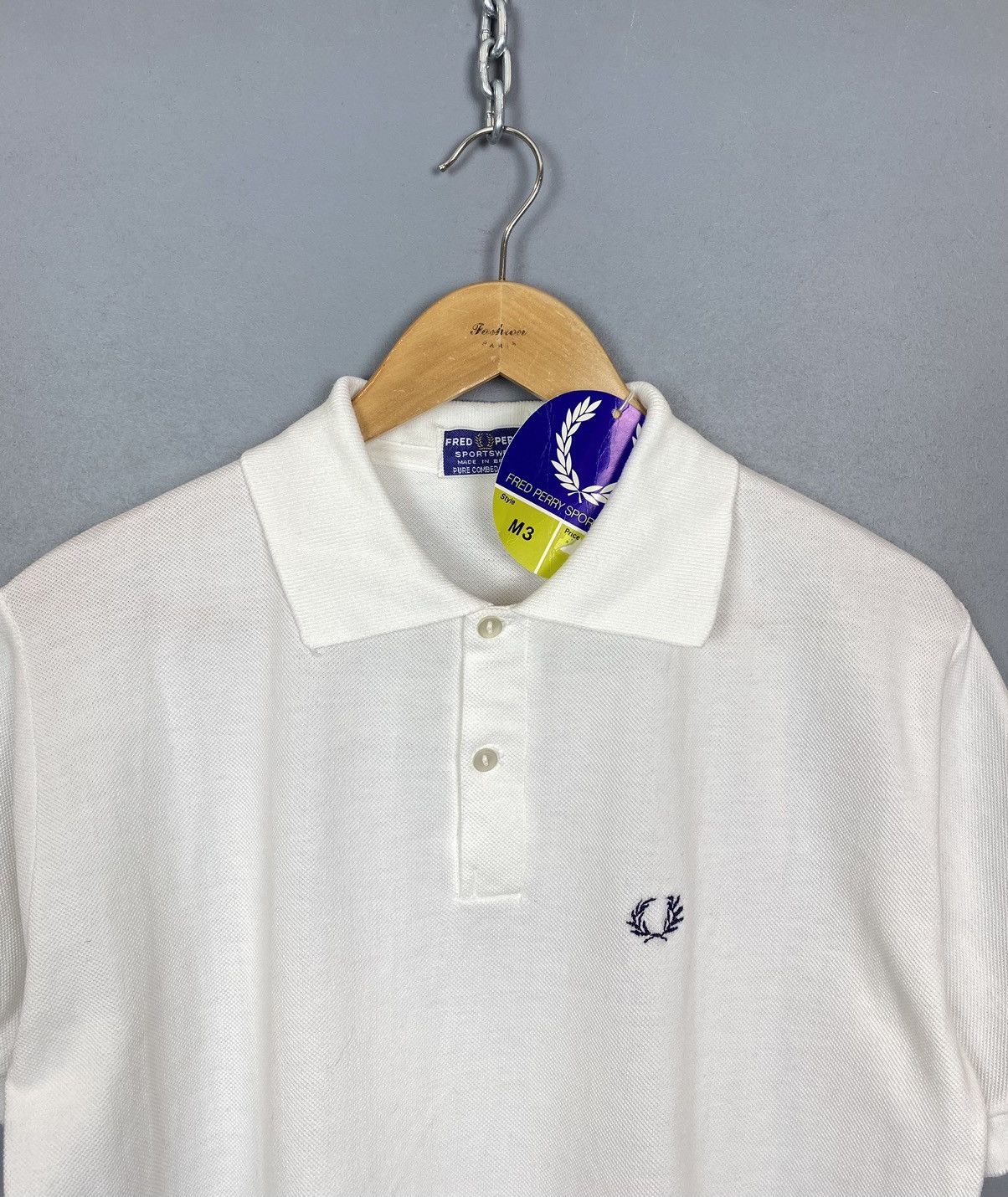 Fred Perry Fred Perry Short Sleeve Polo Slim Fit Shirt Size 112cm White Size US L / EU 52-54 / 3 - 2 Thumbnail