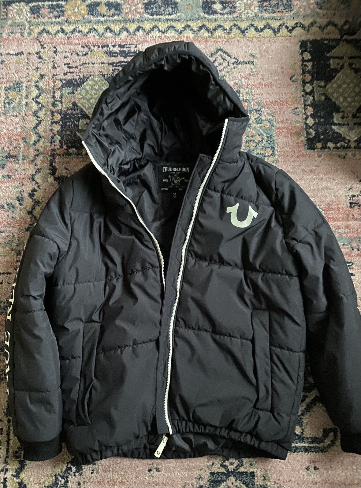 True Religion TRUE RELIGION Panel Puffer Jacket Size US L / EU 52-54 / 3 - 3 Thumbnail