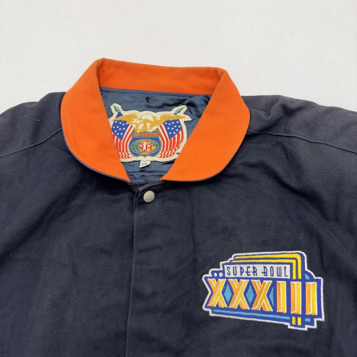 Jeff Hamilton × NFL × Vintage Vintage Super Bowl XXXIII jacket Size US XXL / EU 58 / 5 - 4 Thumbnail