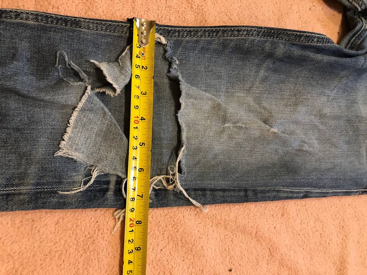 Diesel vintage blue jeans Diesel crazy Y2K size 33 streetwear Size US 33 - 18 Thumbnail