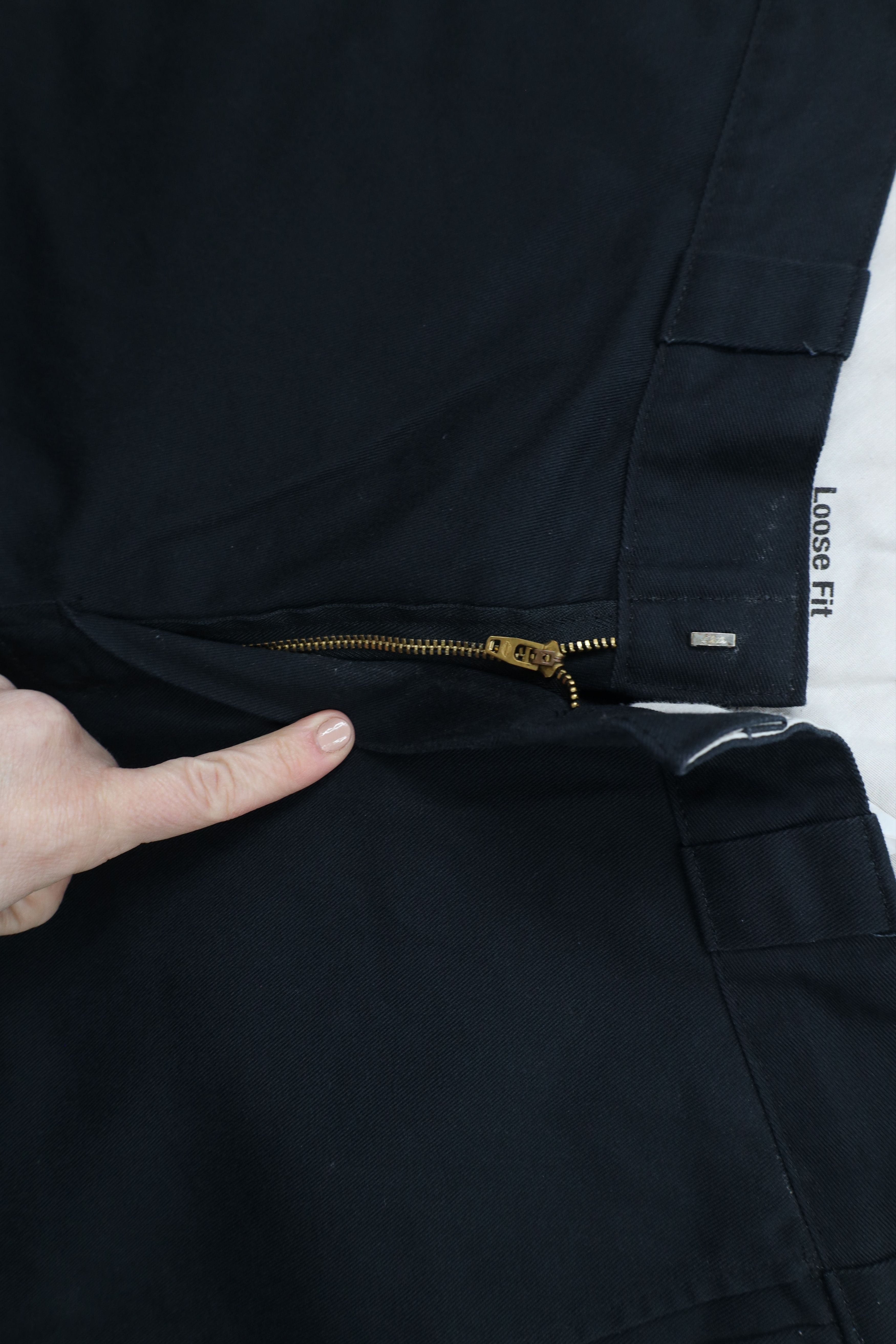 Dickies × Vintage Vintage Y2K Dickies Spell Out Loose Fit Cargo Shorts Black Size US 34 / EU 50 - 7 Thumbnail