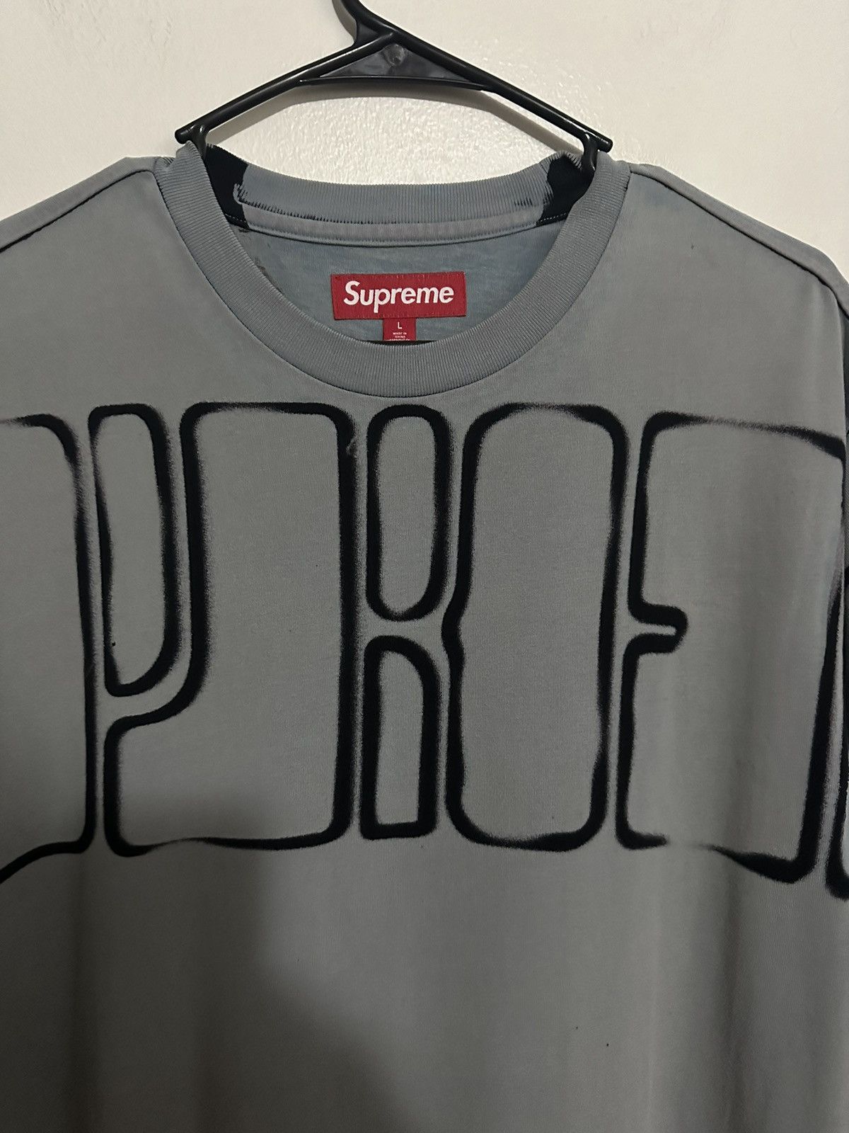 Supreme Supreme Overprint Knockout S/S Top Tee Size US L / EU 52-54 / 3 - 3 Thumbnail